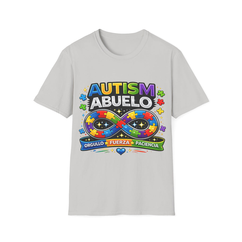 Autism Abuelo Shirt, Proud Autism Grandpa Tee, Spanish Grandpa Gift, Autism Acceptance Shirt, Infinity Symbol T-Shirt, Autism Family Apparel
