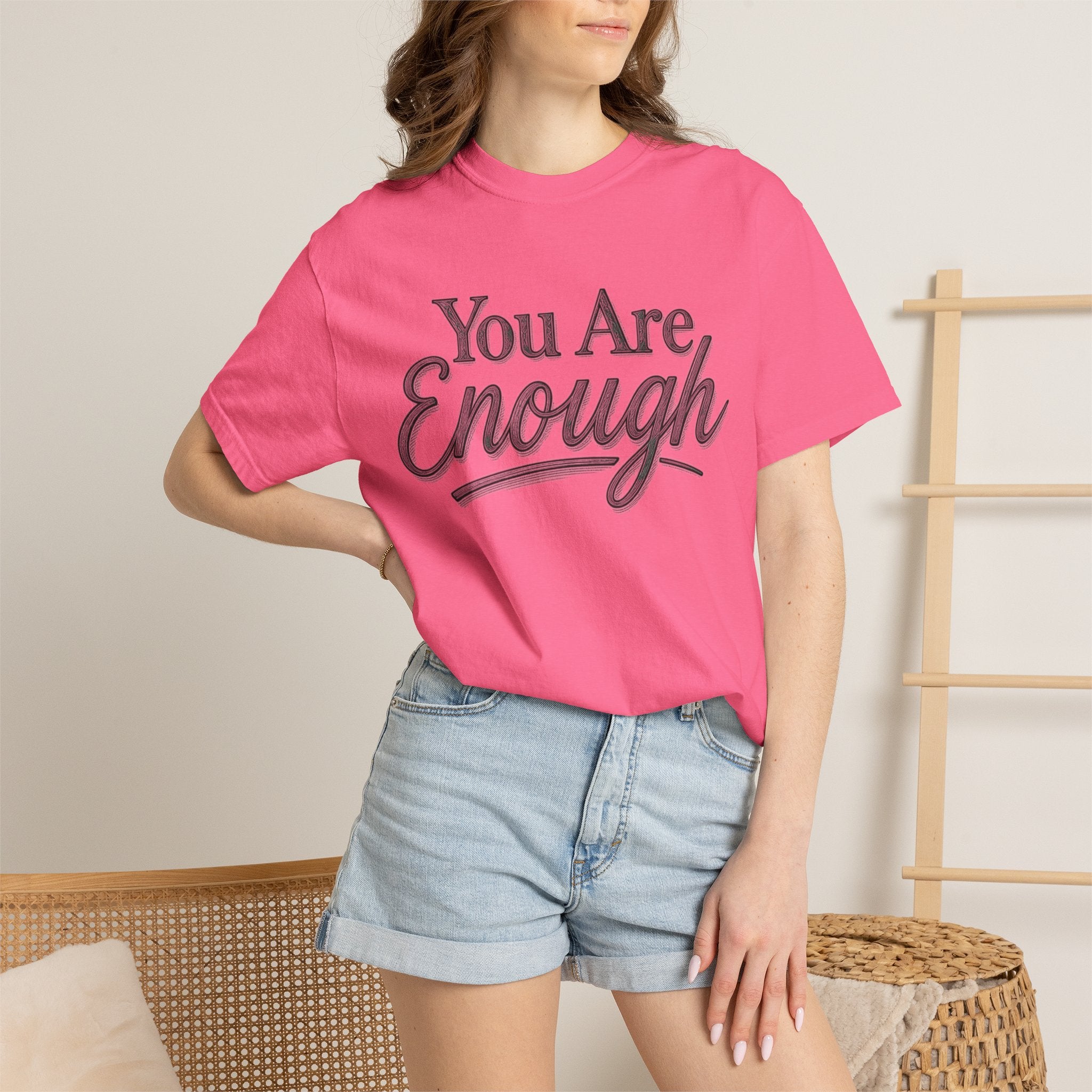 You Are Enough Shirt Inspirational T Shirt Positive Affirmation Tee Mental Health Awareness Shirt Self Love Gift Motivational Apparel