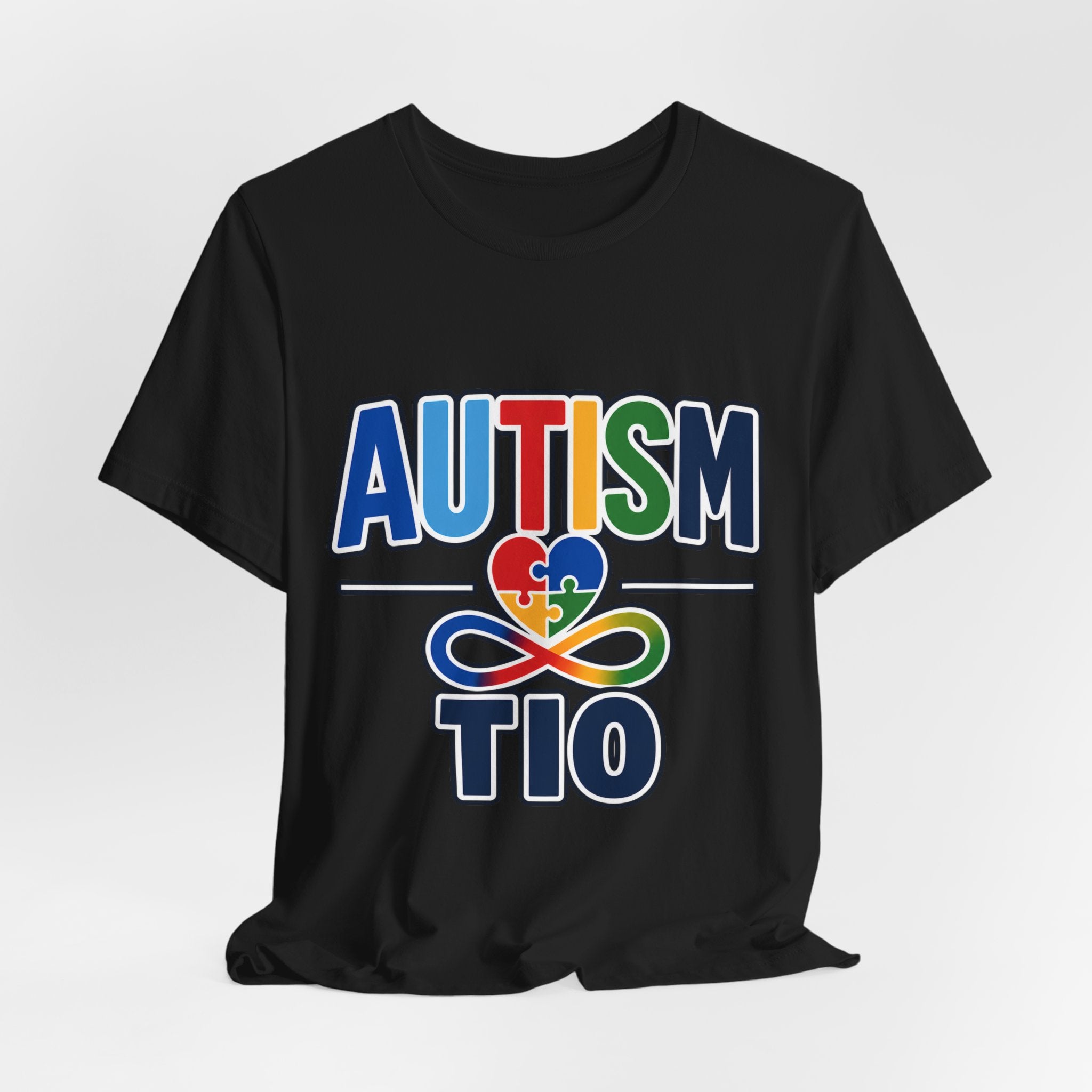 Autism Tio Shirt | Proud Autism Uncle T-Shirt | Spanish Tío Puzzle Heart Infinity Design | Autism Awareness & Acceptance Gift