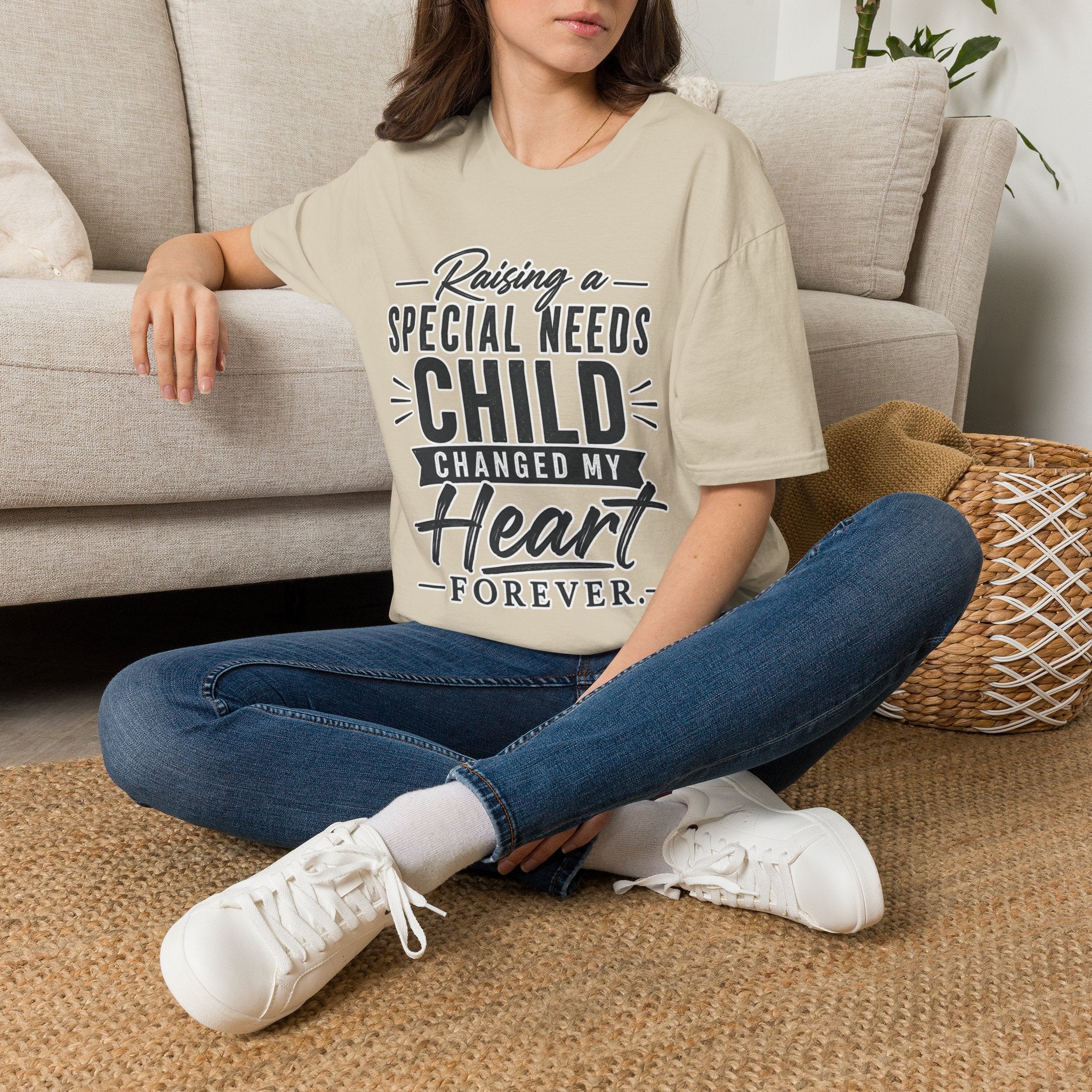 Raising a Special Needs Child T-Shirt — Supportive Special Needs Parent Awareness Tee