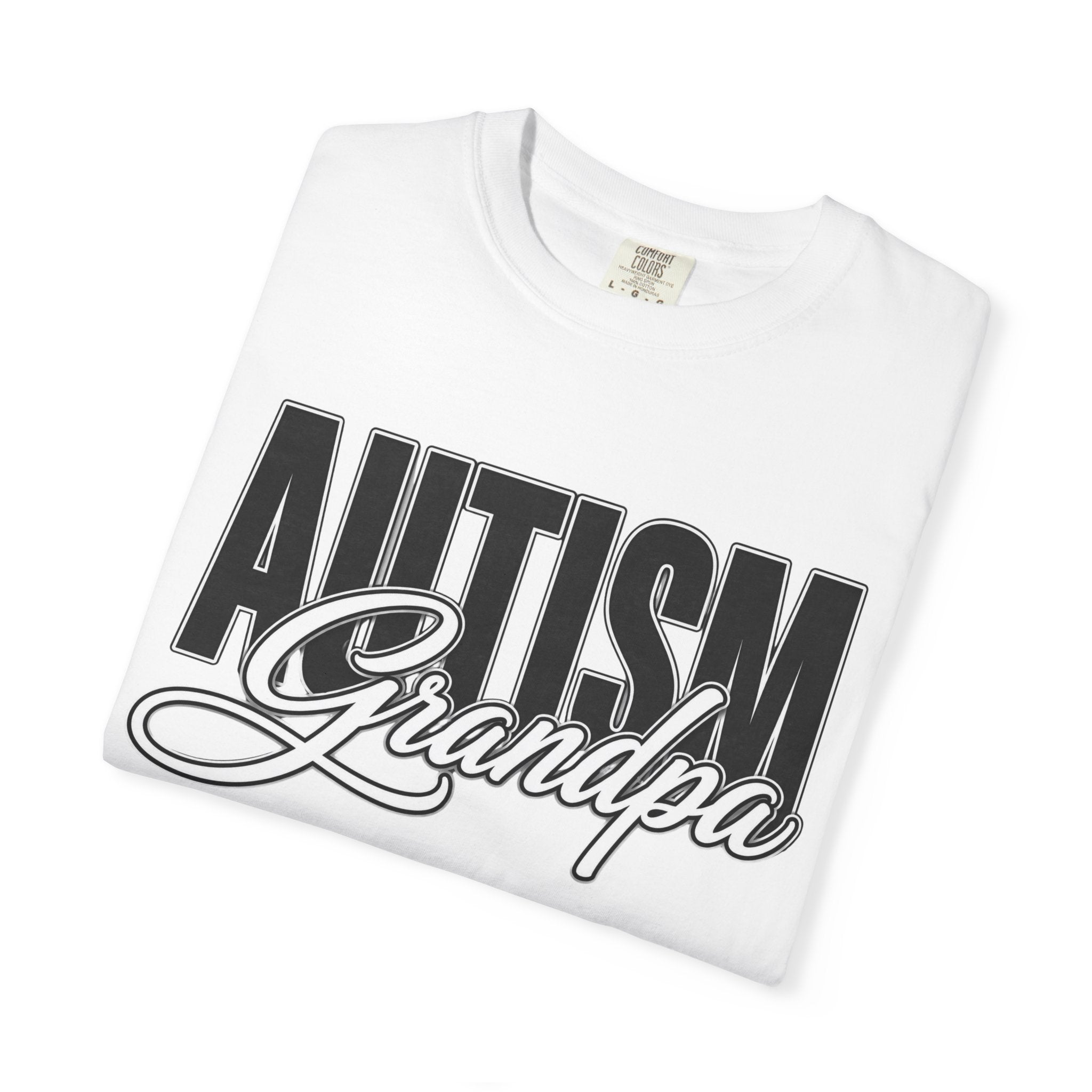 Autism Grandpa Shirt Proud Autism Grandpa T Shirt Autism Awareness Autism Acceptance Gift Puzzle Heart Special Needs Grandpa Tee