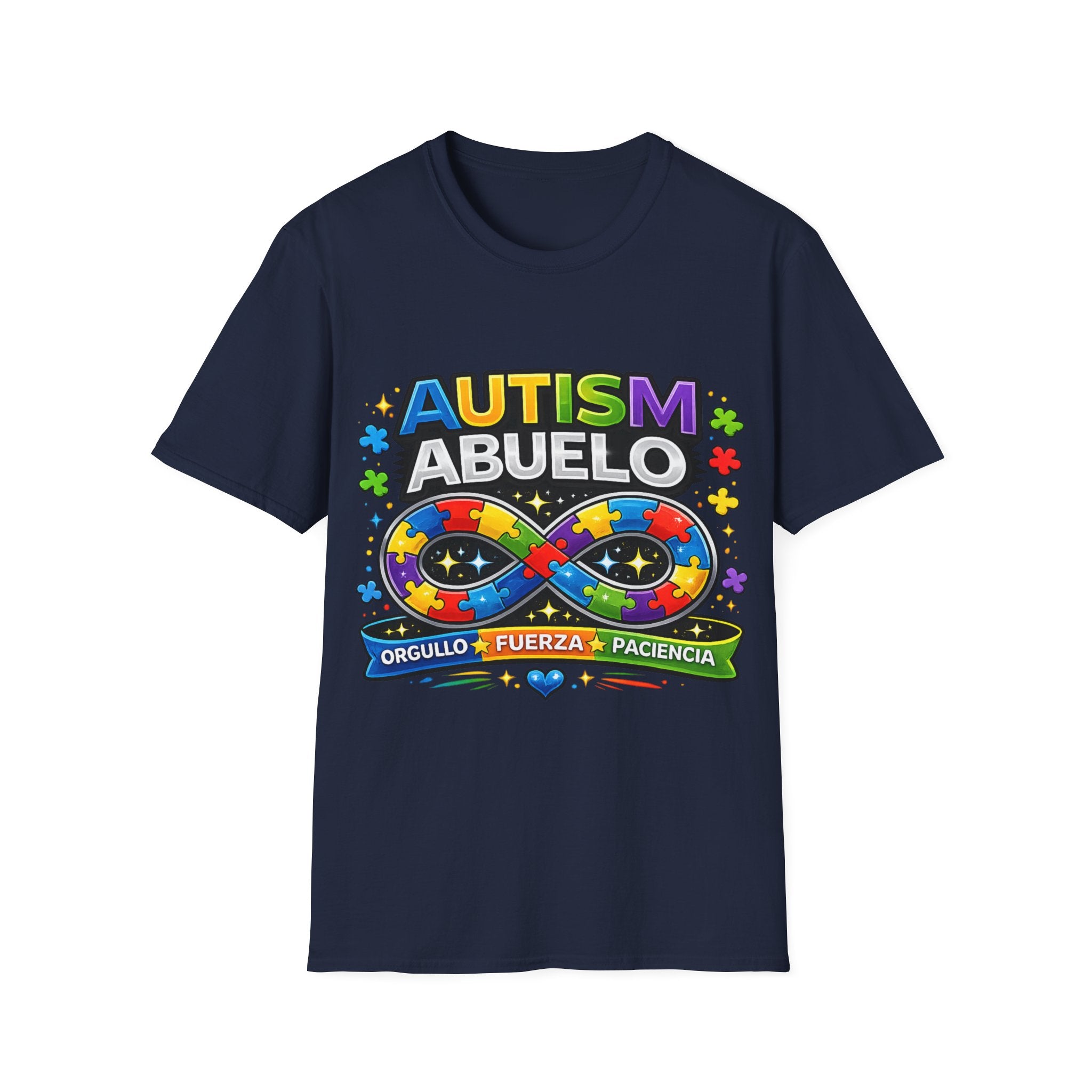 Autism Abuelo Shirt, Proud Autism Grandpa Tee, Spanish Grandpa Gift, Autism Acceptance Shirt, Infinity Symbol T-Shirt, Autism Family Apparel