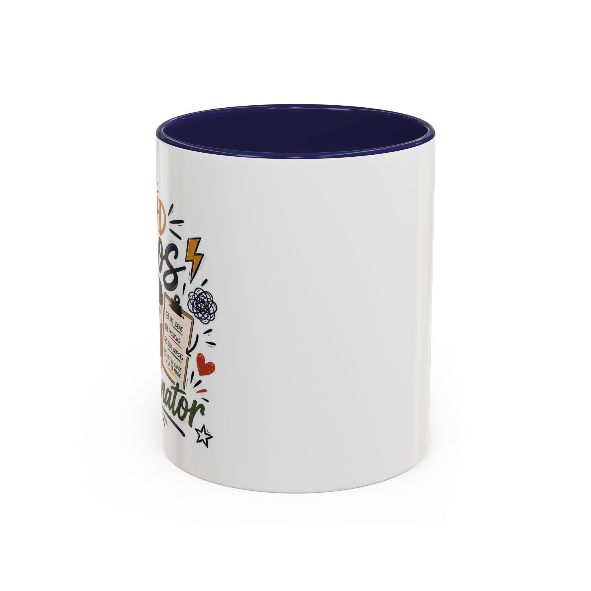 ADHD Chaos Coordinator Mug | Funny ADHD Coffee Mug | Mental Health Awareness Cup | Ceramic Coffee Mug for Moms, Teachers & ADHD Lovers