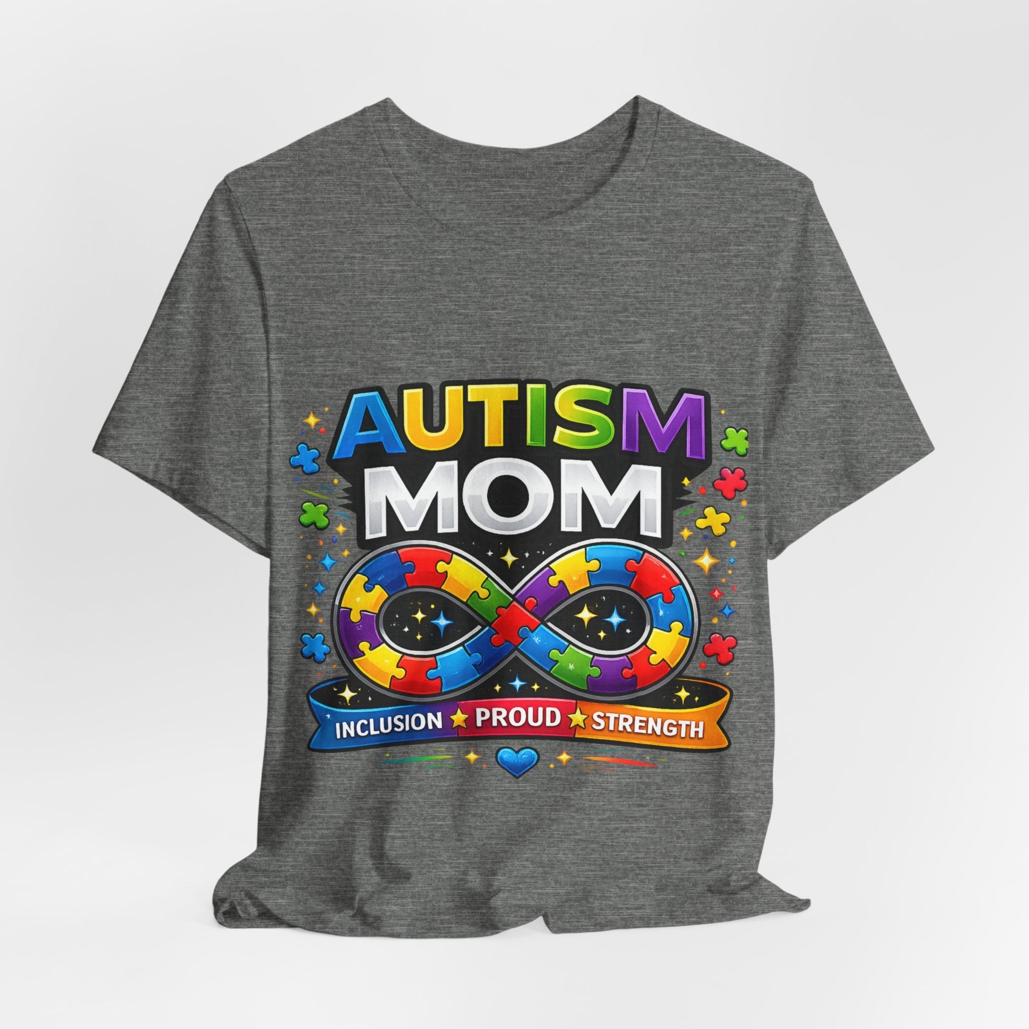 Autism Mom Shirt, Infinity Symbol T-Shirt, Proud Autism Mom Tee, Autism Acceptance Shirt, Inclusion Apparel, Family Support Shirt