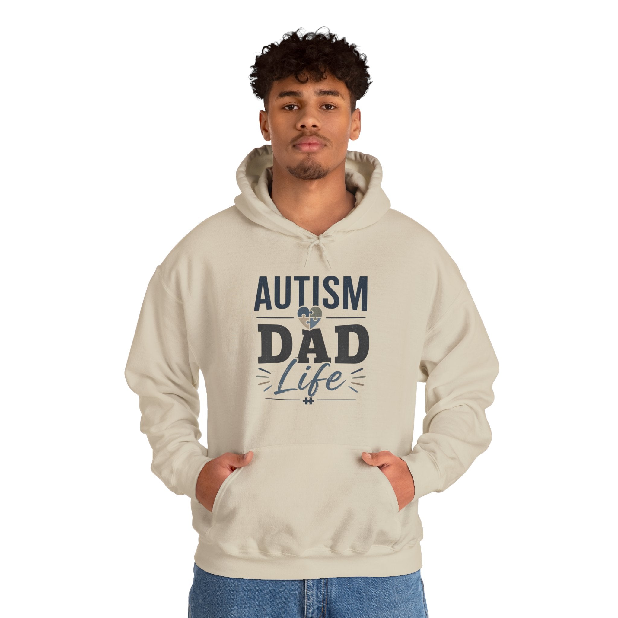 Autism Dad Life Hoodie | Autism Awareness Dad Sweatshirt