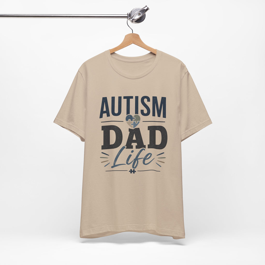 Autism Dad Life Shirt Autism Dad T Shirt Proud Autism Father Gift Autism Awareness Shirt Special Needs Dad Tee Puzzle Heart Design