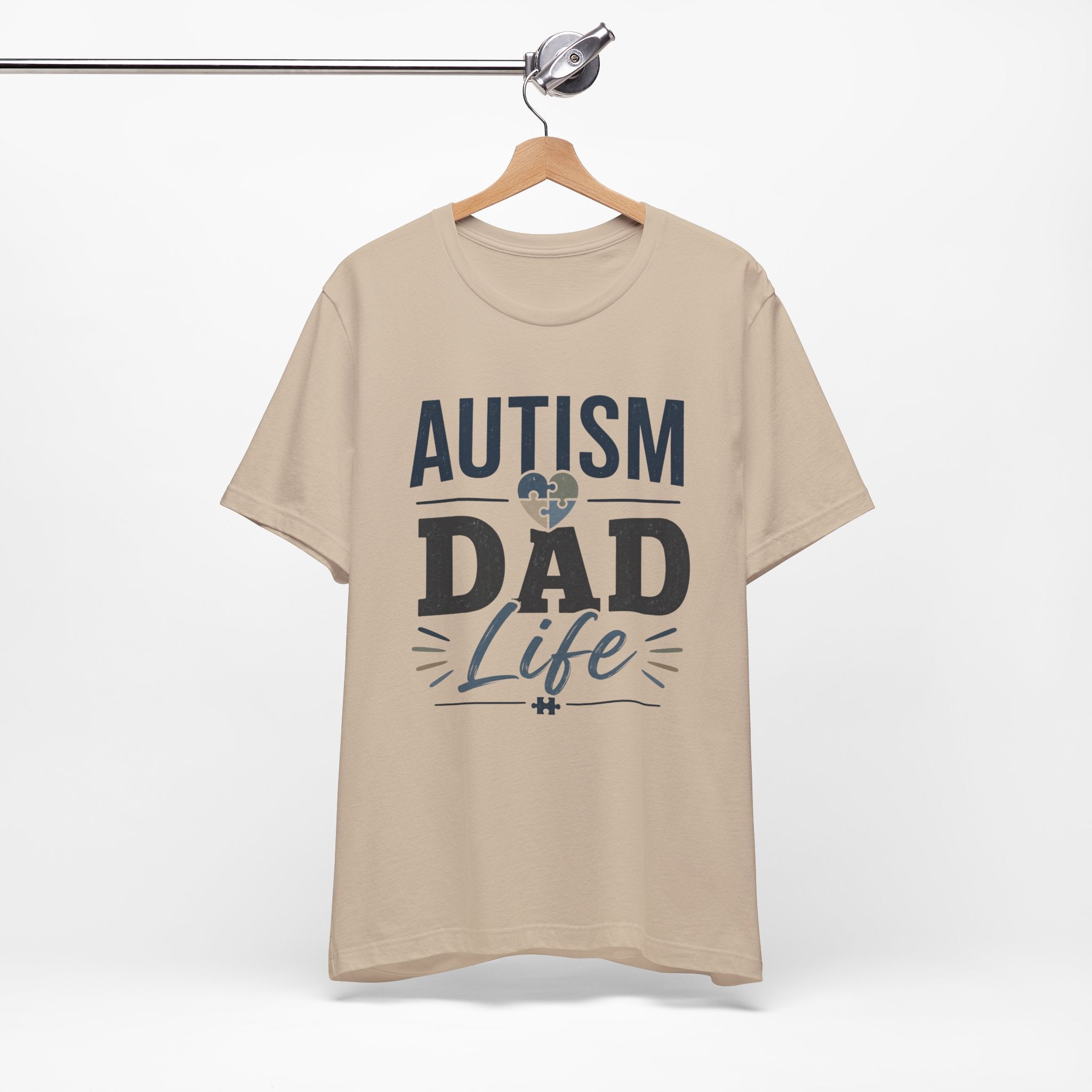 Autism Dad Life Shirt Autism Dad T Shirt Proud Autism Father Gift Autism Awareness Shirt Special Needs Dad Tee Puzzle Heart Design