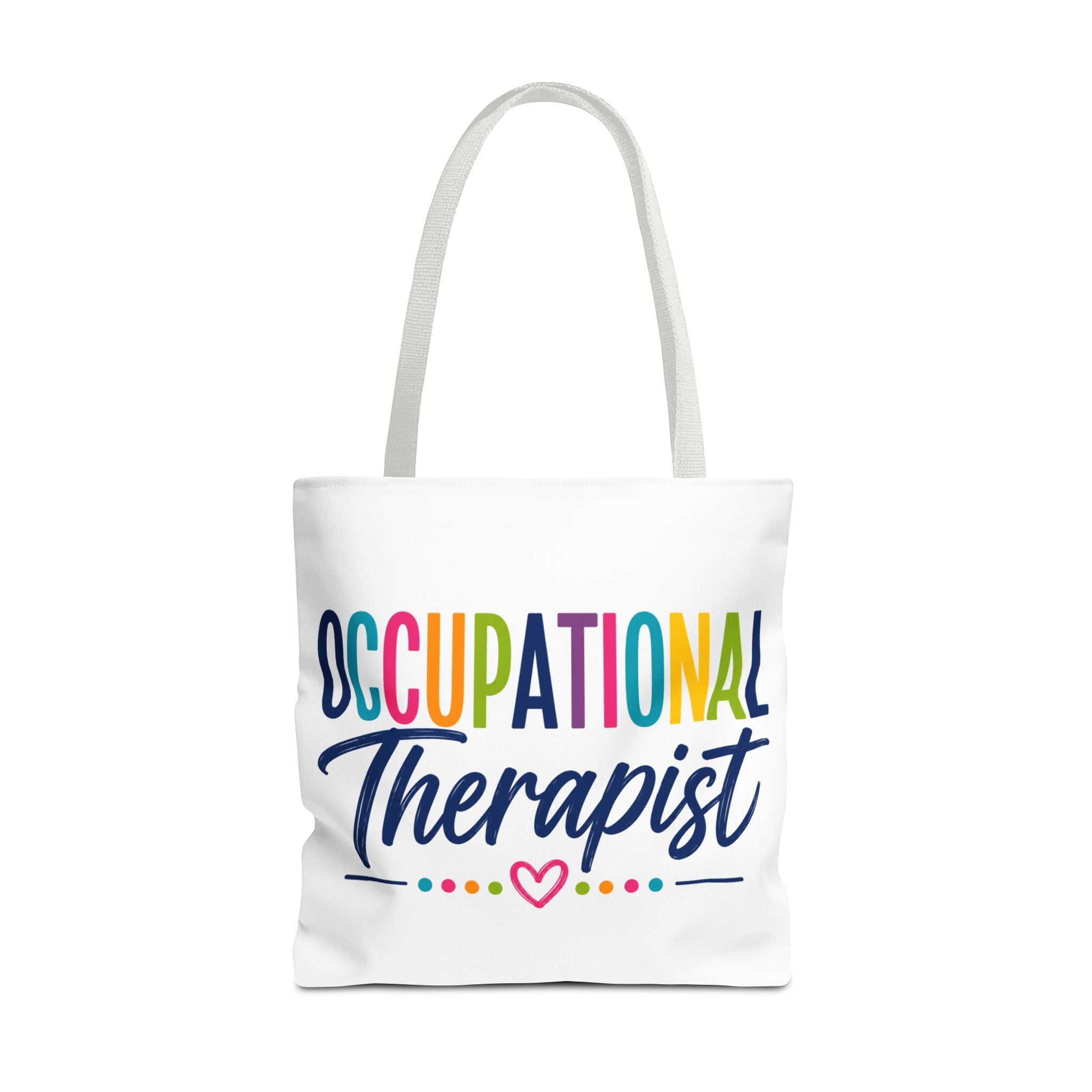 Occupational Therapist Tote Bag | Rainbow Script Healthcare Professional