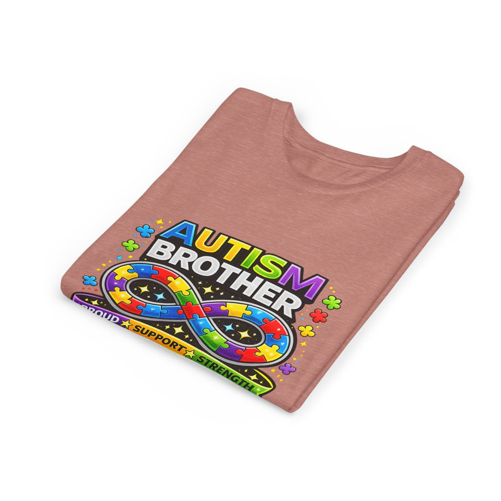 Autism Brother Shirt | Autism Sibling Tee | Infinity Puzzle Shirt | Proud Support Strength | Autism Acceptance Gift for Brother