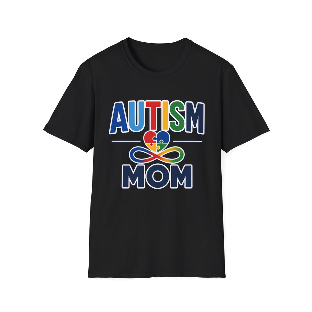 Autism Mom Heart Puzzle Infinity Shirt, Autism Awareness T-Shirt, Autism Acceptance Mom Gift, Neurodiversity Family Apparel