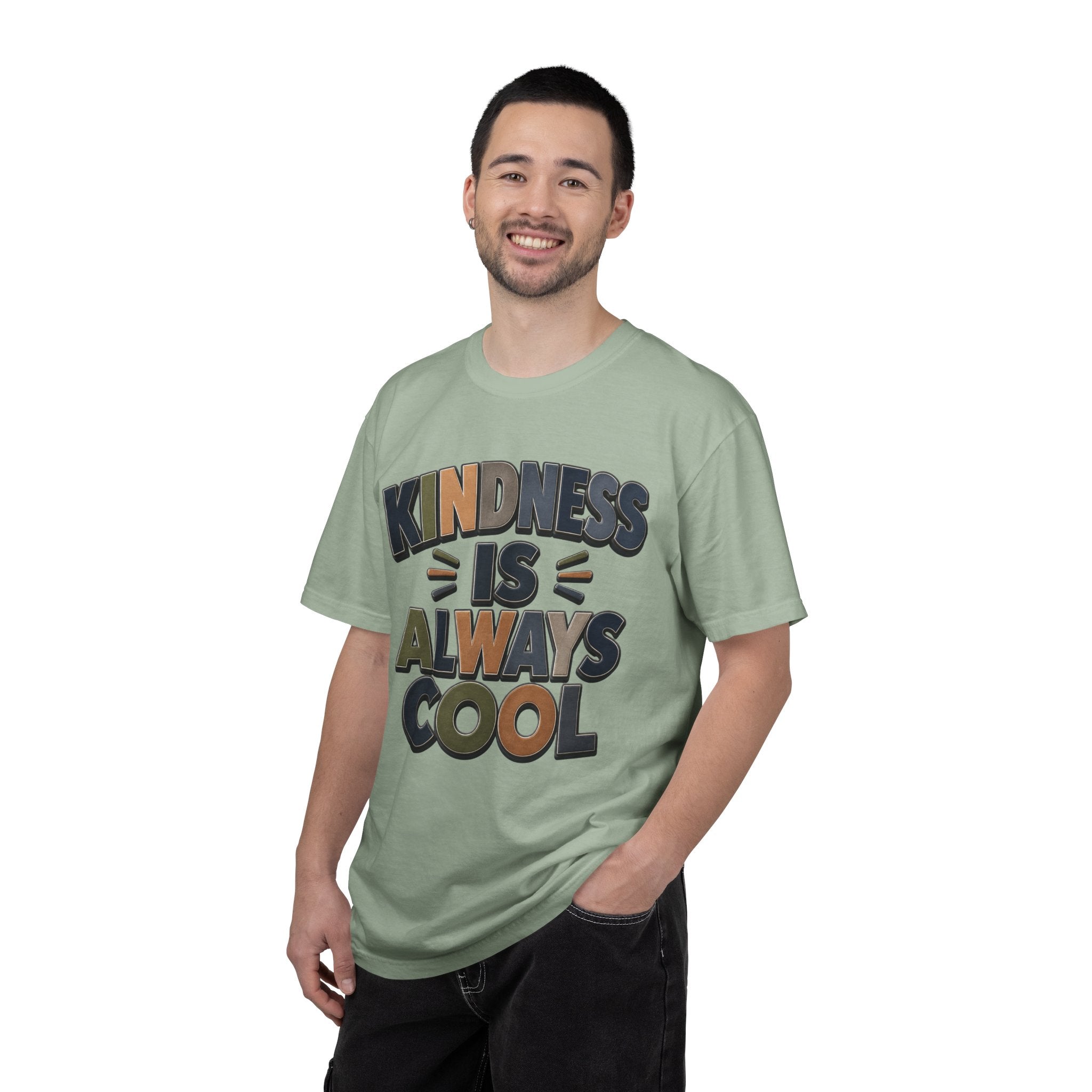 Kindness Is Always Cool T-Shirt | Retro Bold Lettering, Positive Message