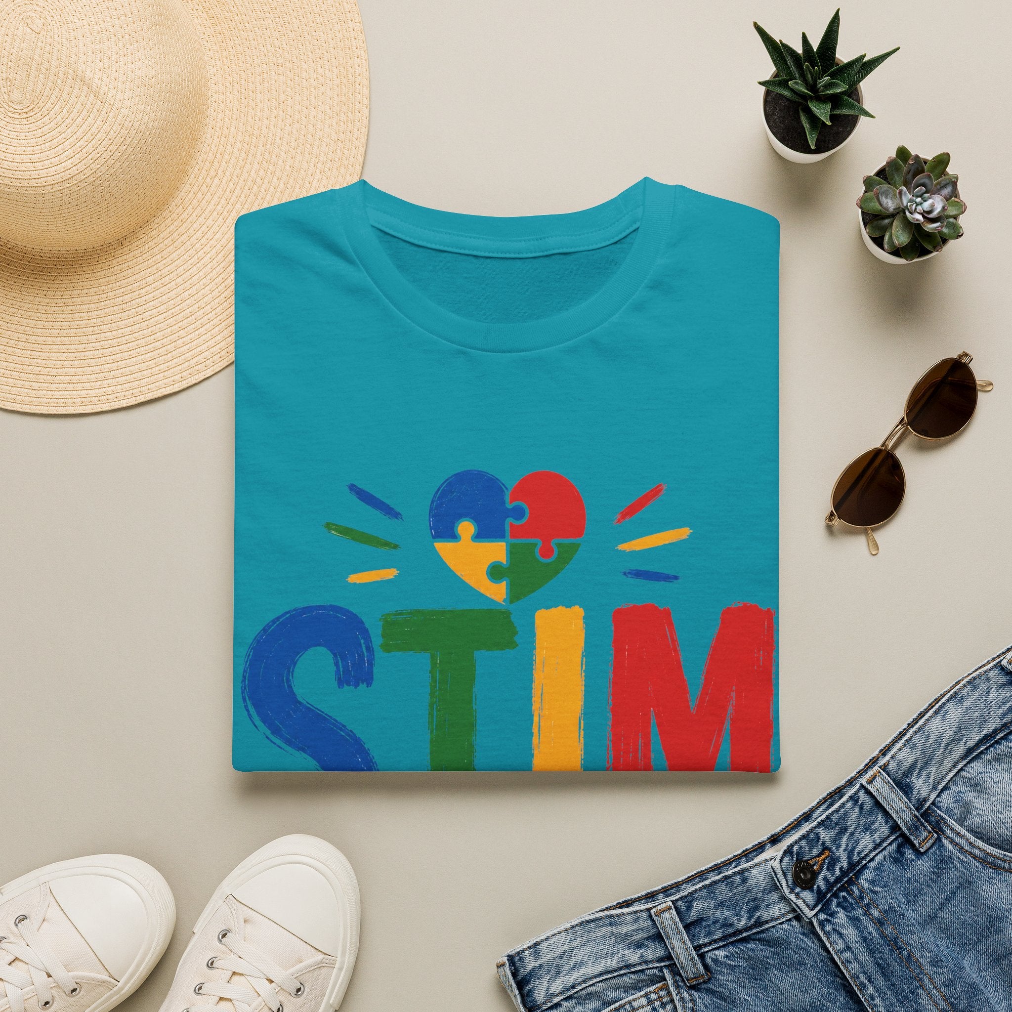 Autism Sensory Shirt | STIM Puzzle Heart Autism Awareness Shirt, Sensory Regulation Support Gift