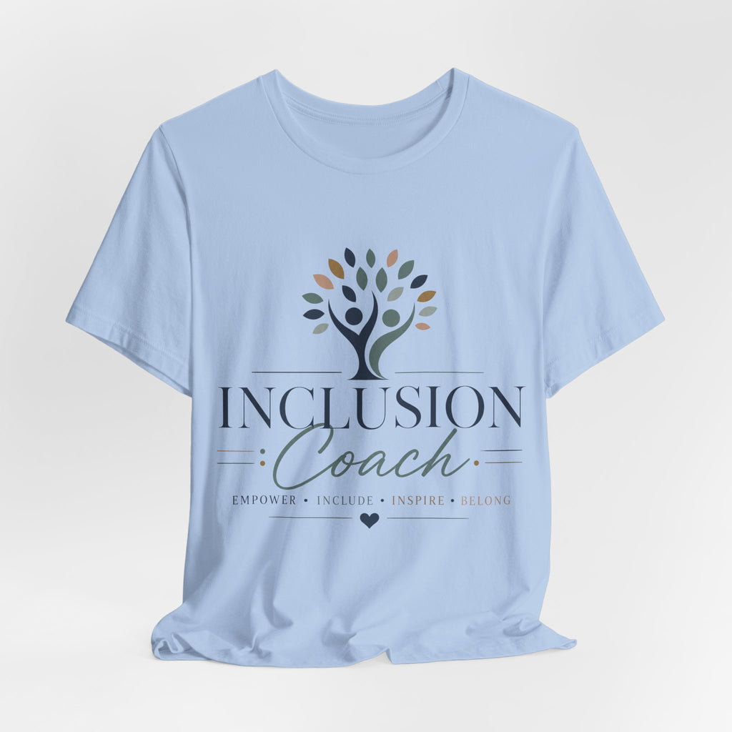 Inclusion Coach T-Shirt | Tree Logo, Empower Inclusivity, Diversity