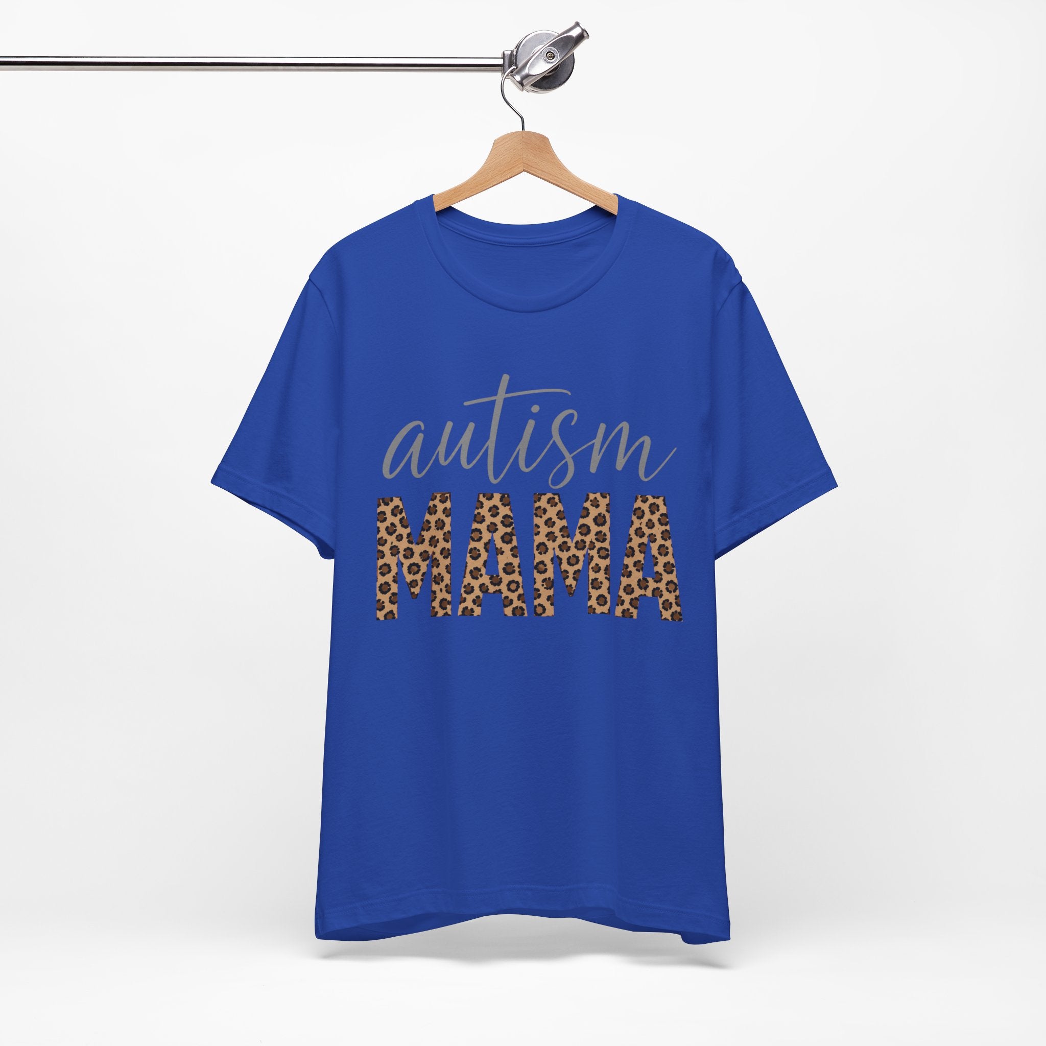 Autism Mama Leopard Print T-Shirt
