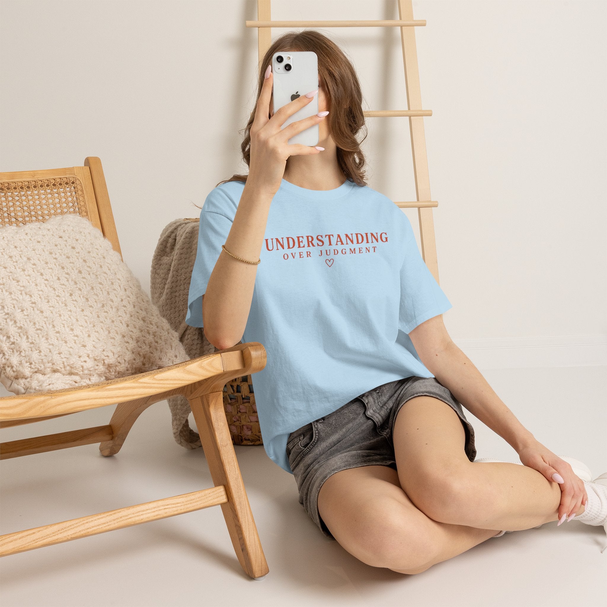 Understanding Over Judgment Tee, Compassion Message Shirt, Mental Health Awareness T-Shirt, Kindness Empathy Gift, Special Ed Teacher