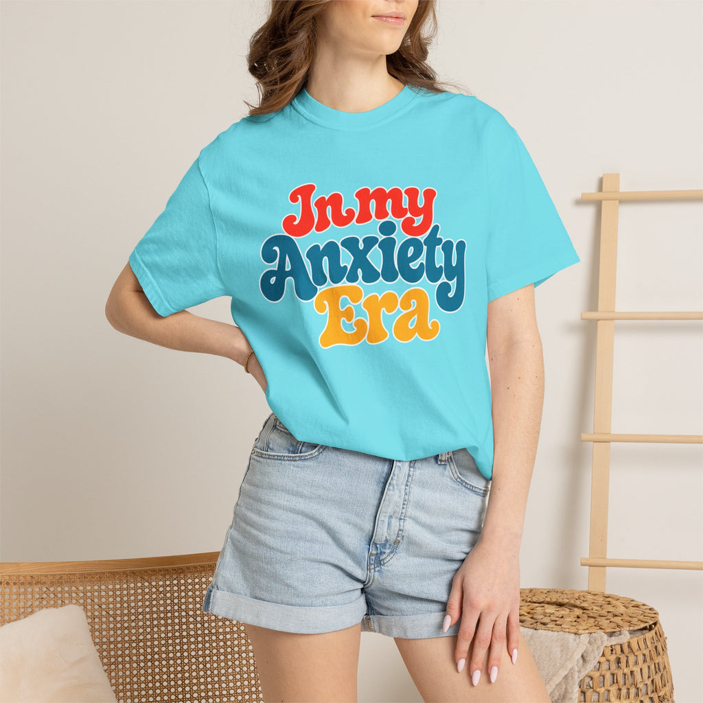 I Am In My Anxiety Era Shirt Anxiety Awareness T Shirt Mental Health Tee Cute Pastel Graphic Shirt Self Care Gift Unisex Apparel