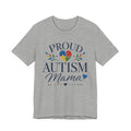 Proud Autism Mama T-Shirt | Puzzle Heart Mom Tee