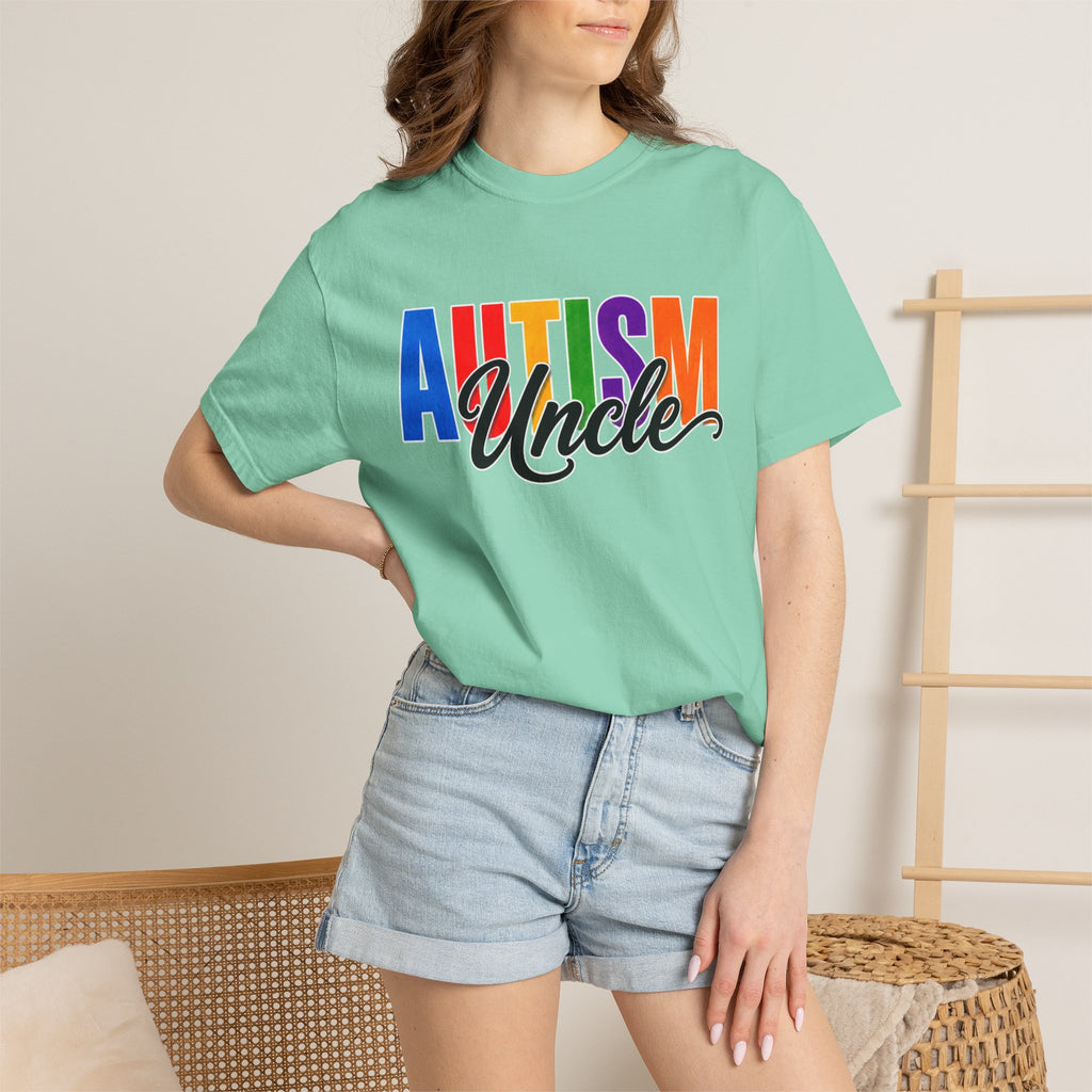 Autism Uncle Shirt Proud Autism Uncle T Shirt Autism Awareness Autism Acceptance Gift Puzzle Heart Special Needs Family Tee
