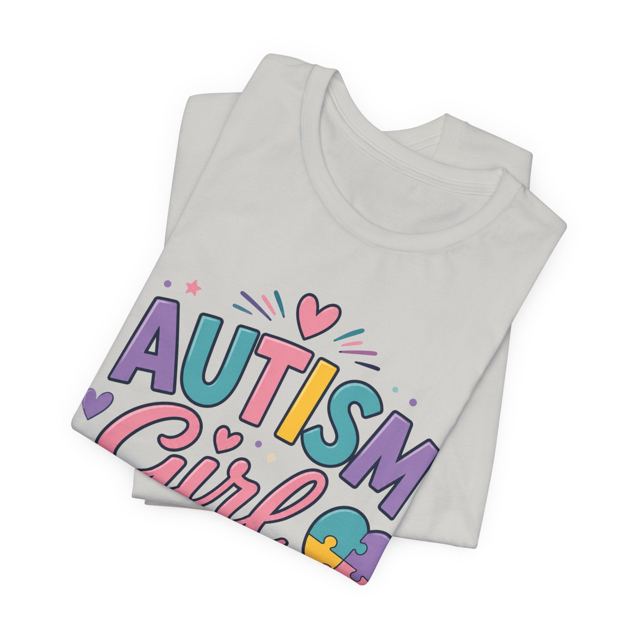Autism Girl Mom T-Shirt | Puzzle Heart Mom Tee, Neurodiversity Support
