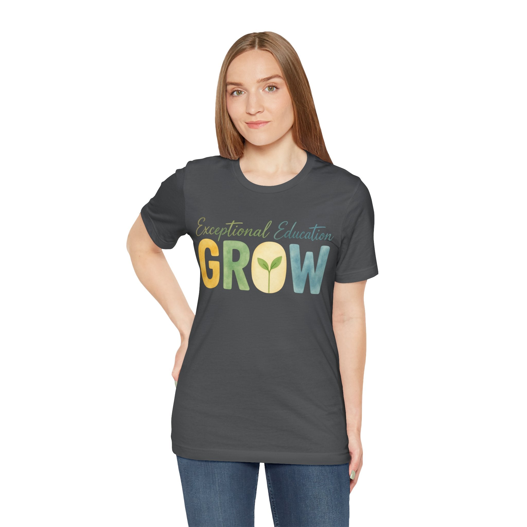 Exceptional Education Teacher Shirt GROW Special Education T Shirt SPED Teacher Gift Inclusive Classroom Autism Teacher Tee