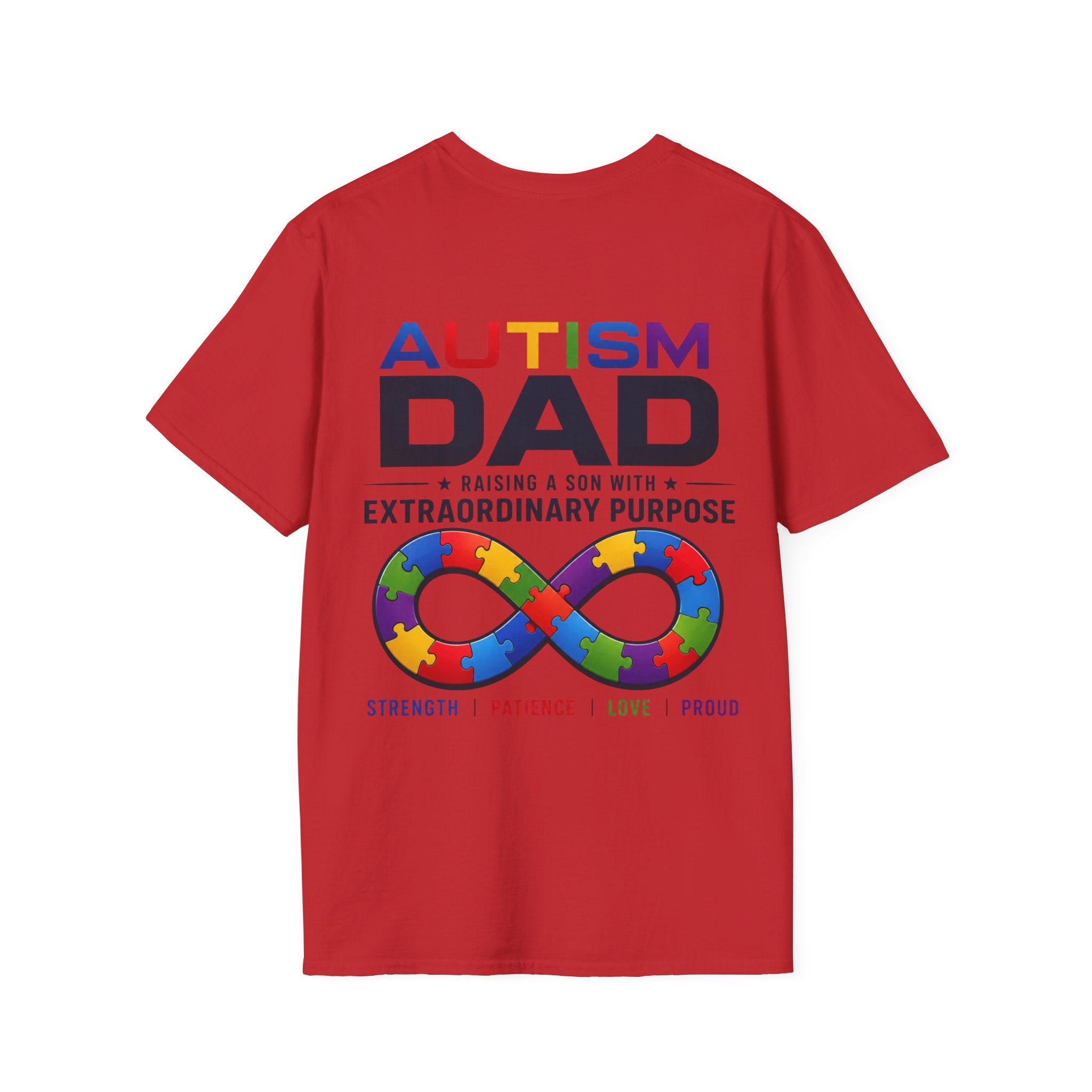 Autism Dad Shirt, Proud Dad Raising an Autistic Son Tee, Autism Acceptance T-Shirt, Special Needs Dad Gift, Autism Parent Shirt, Inclusion Apparel