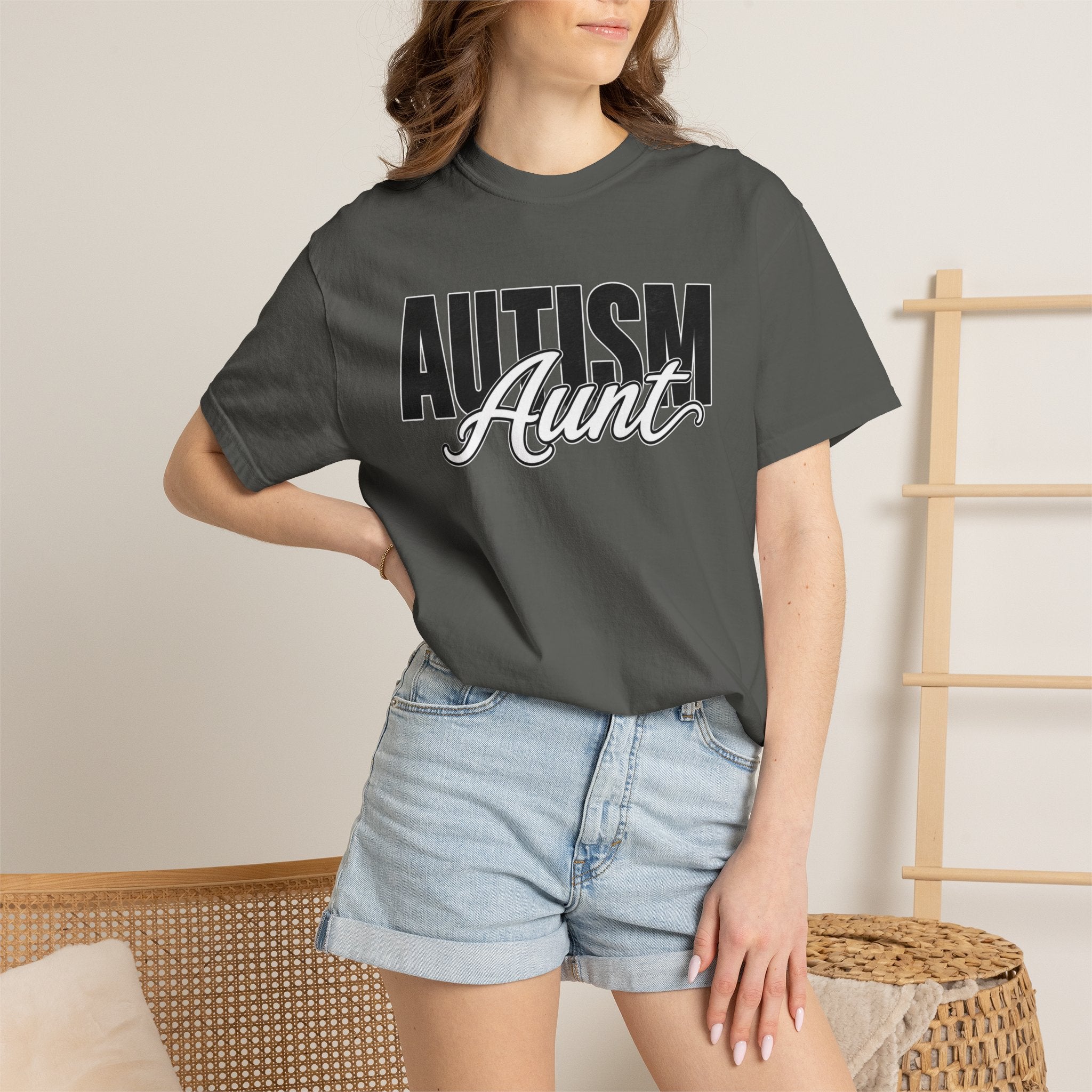 Autism Aunt Shirt Proud Autism Aunt T Shirt Autism Awareness Autism Acceptance Gift Puzzle Heart Special Needs Family Tee