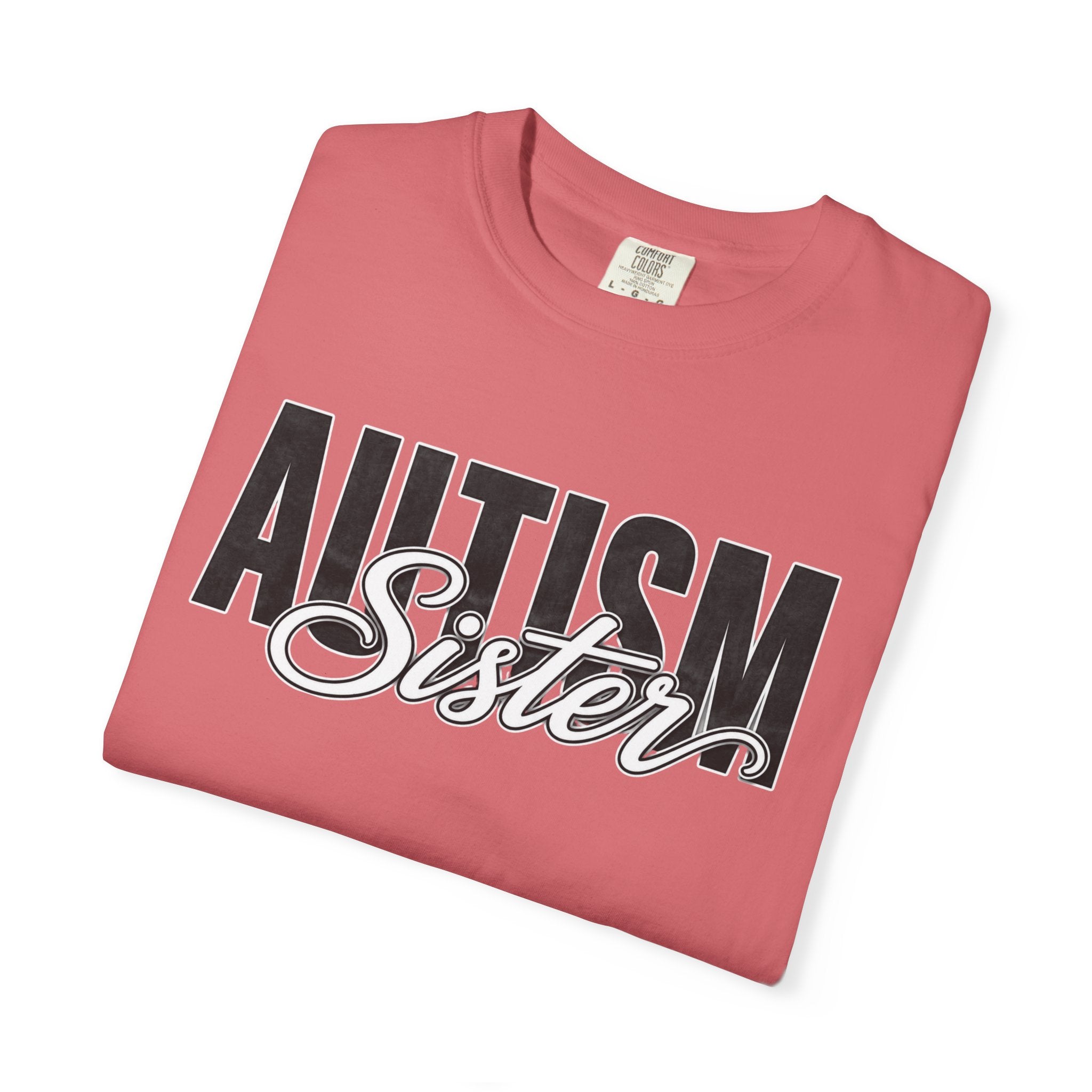 Autism Sister Shirt Proud Autism Sister T Shirt Autism Awareness Autism Acceptance Gift Puzzle Heart Special Needs Sibling Tee