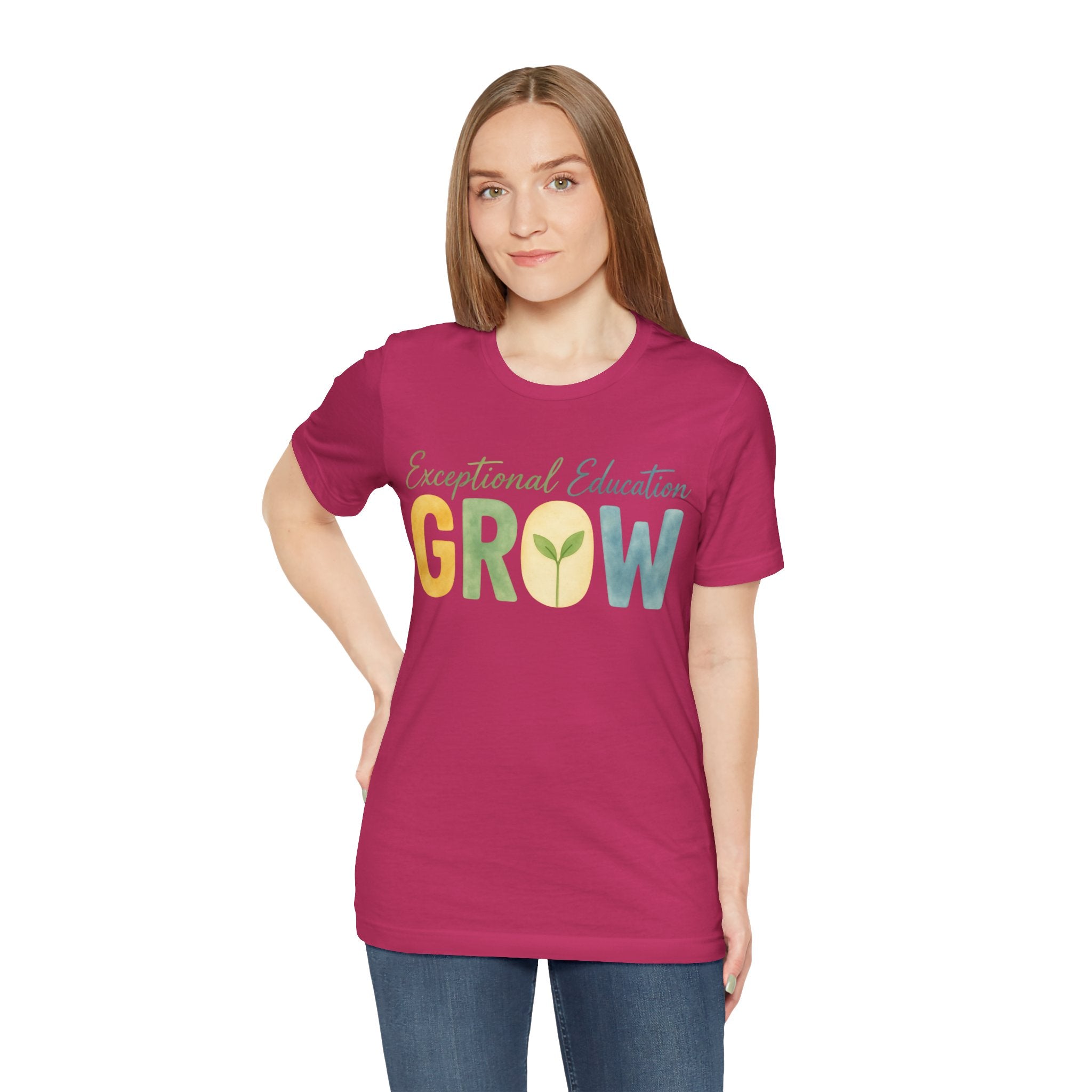 Exceptional Education Teacher Shirt GROW Special Education T Shirt SPED Teacher Gift Inclusive Classroom Autism Teacher Tee
