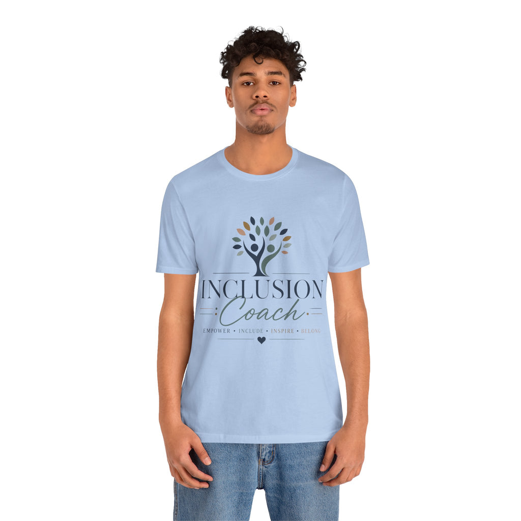 Inclusion Coach T-Shirt | Tree Logo, Empower Inclusivity, Diversity