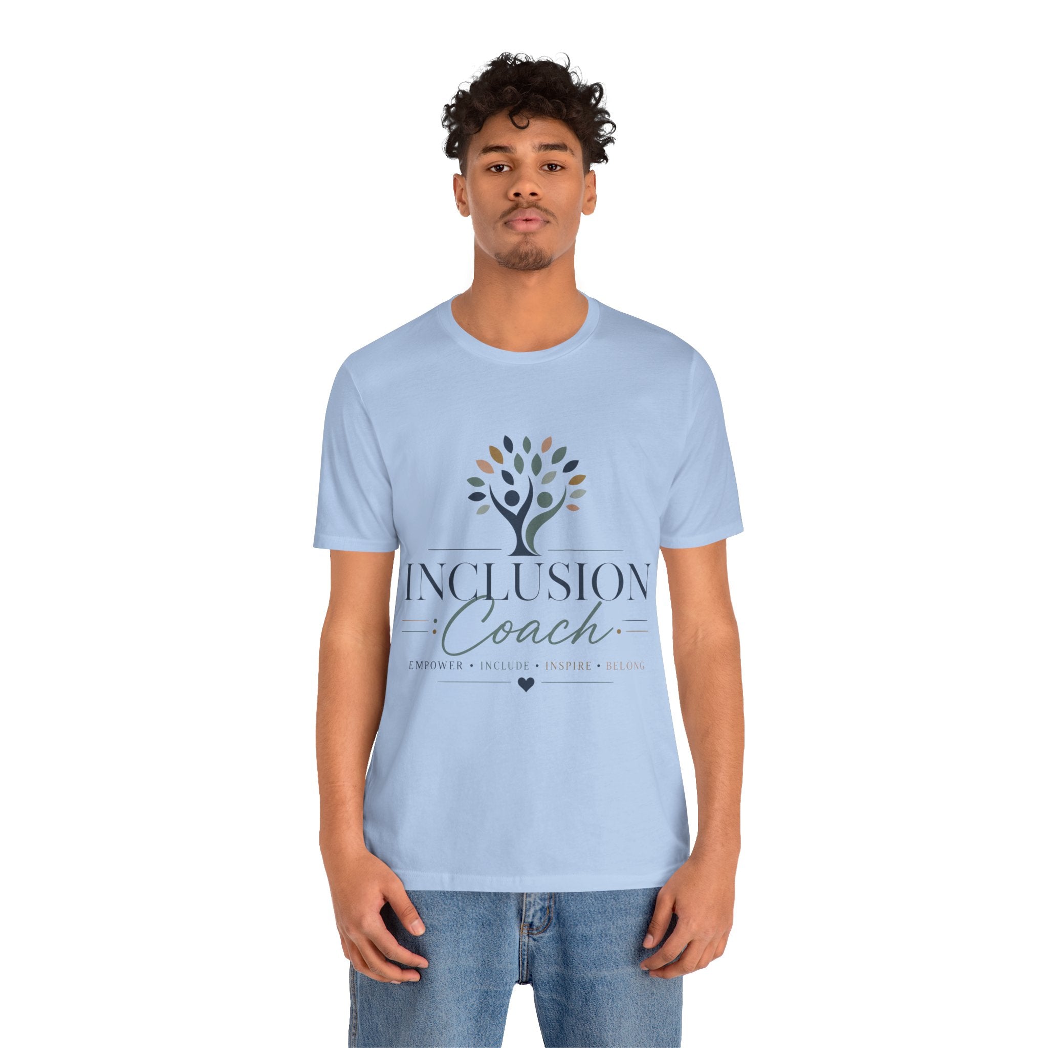 Inclusion Coach T-Shirt | Tree Logo, Empower Inclusivity, Diversity