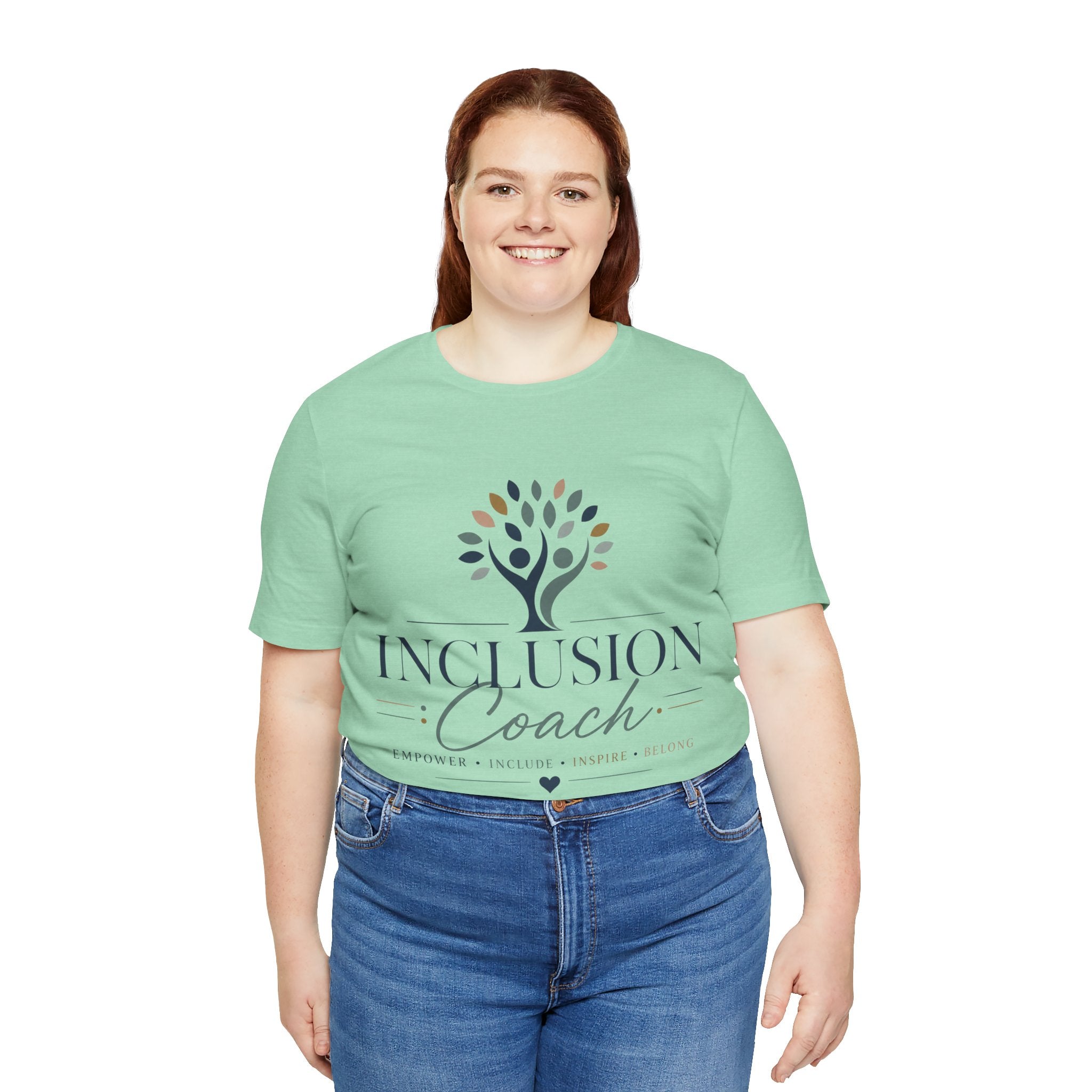 Inclusion Coach T-Shirt | Tree Logo, Empower Inclusivity, Diversity