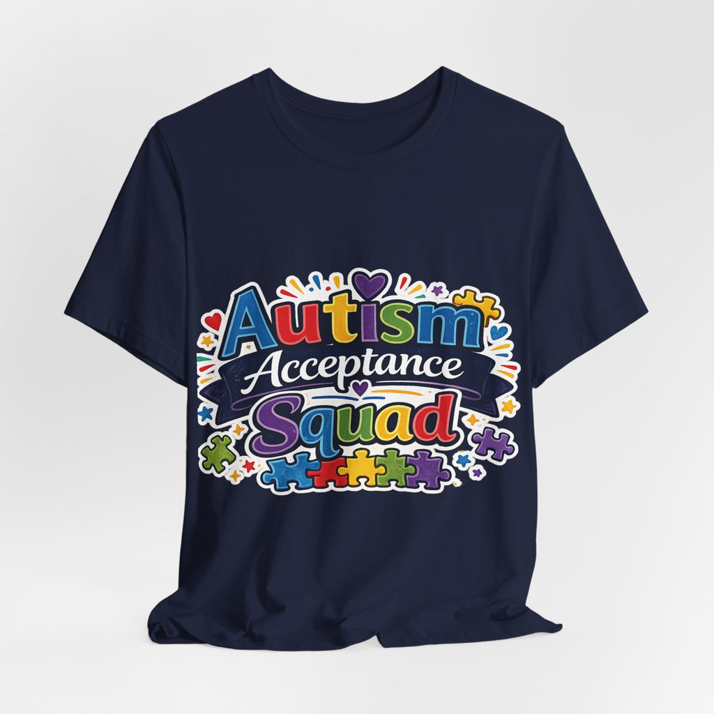 Autism Acceptance Squad Shirt, Autism T-Shirt, Inclusion Tee, Infinity Symbol Shirt, Neurodiversity Gift, Autism Family Apparel