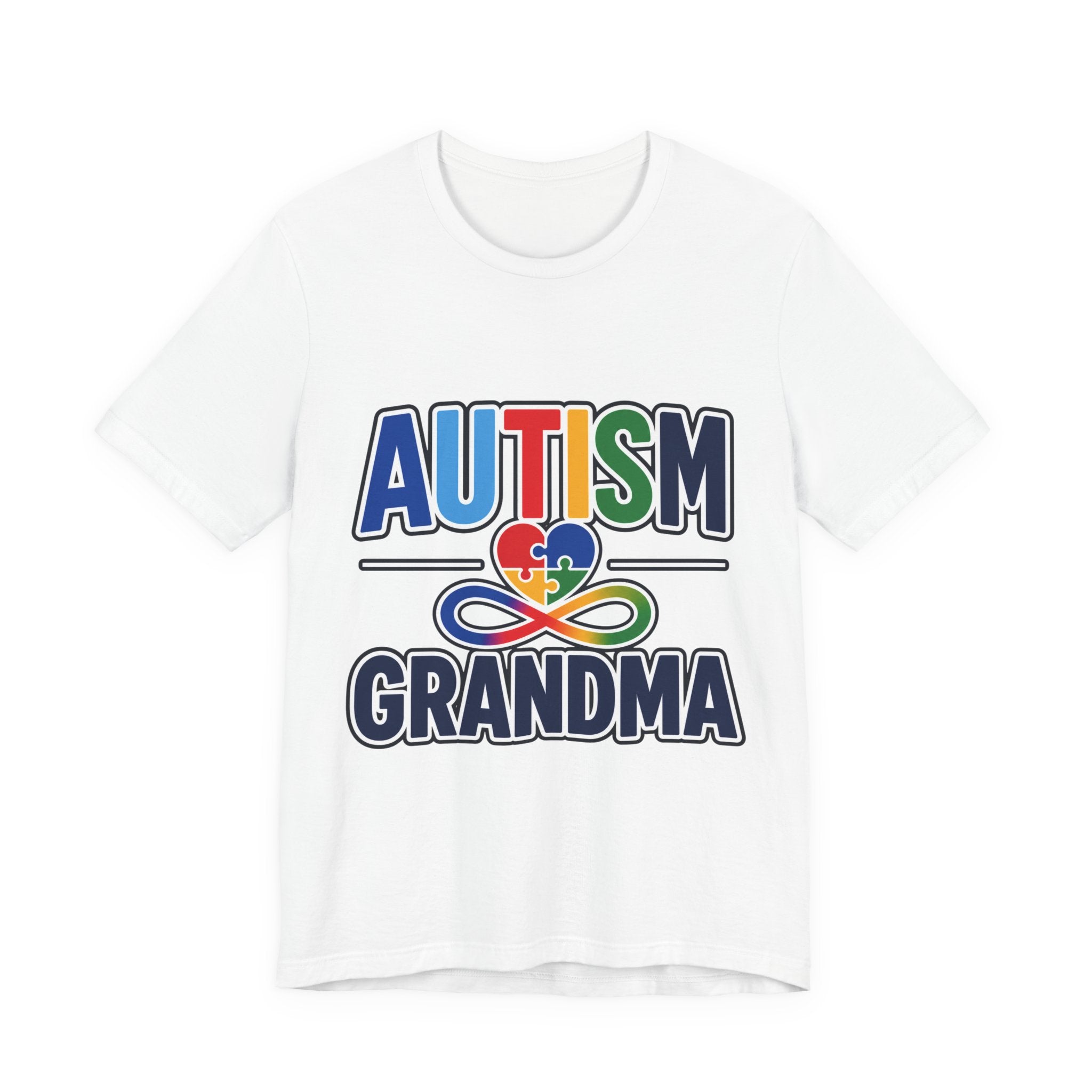 Autism Grandma Shirt | Puzzle Heart Infinity T-Shirt | Proud Autism Grandma Tee | Autism Awareness & Acceptance Gift