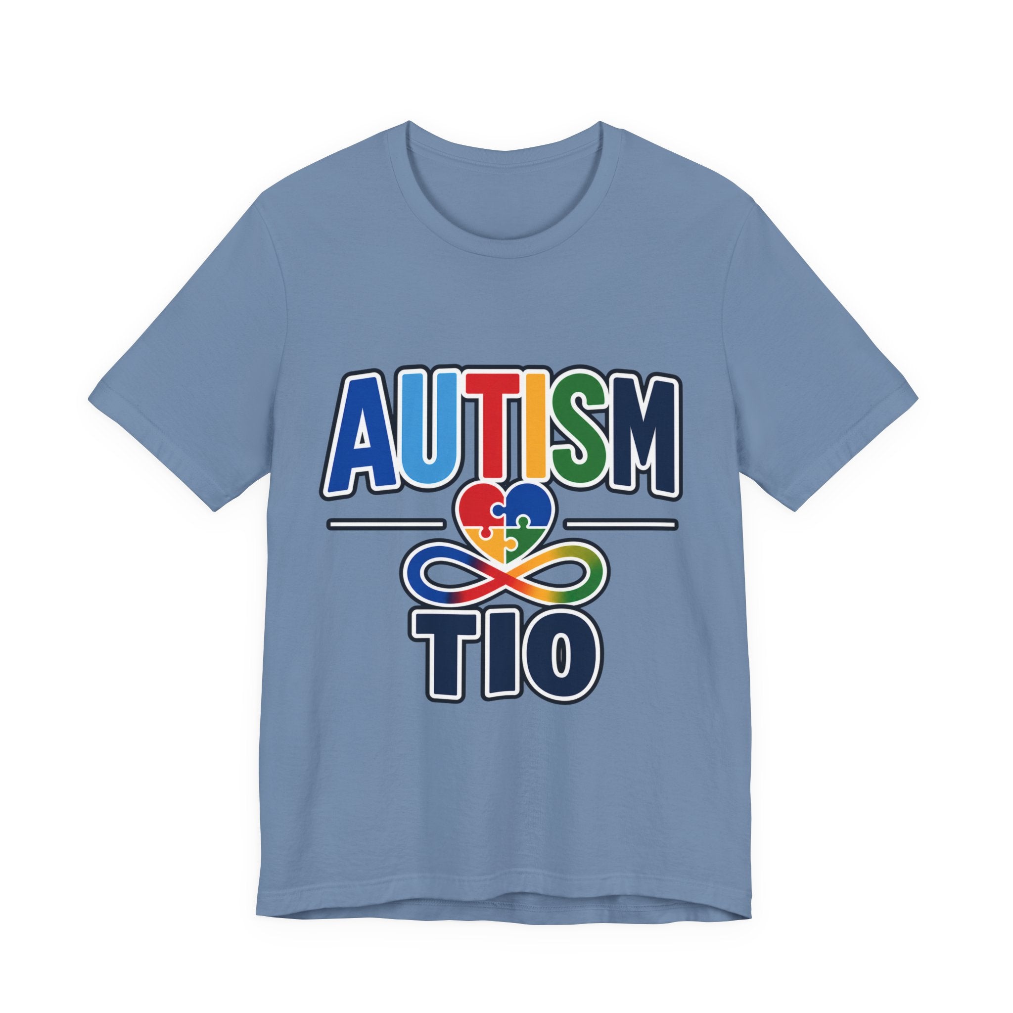 Autism Tio Shirt | Proud Autism Uncle T-Shirt | Spanish Tío Puzzle Heart Infinity Design | Autism Awareness & Acceptance Gift