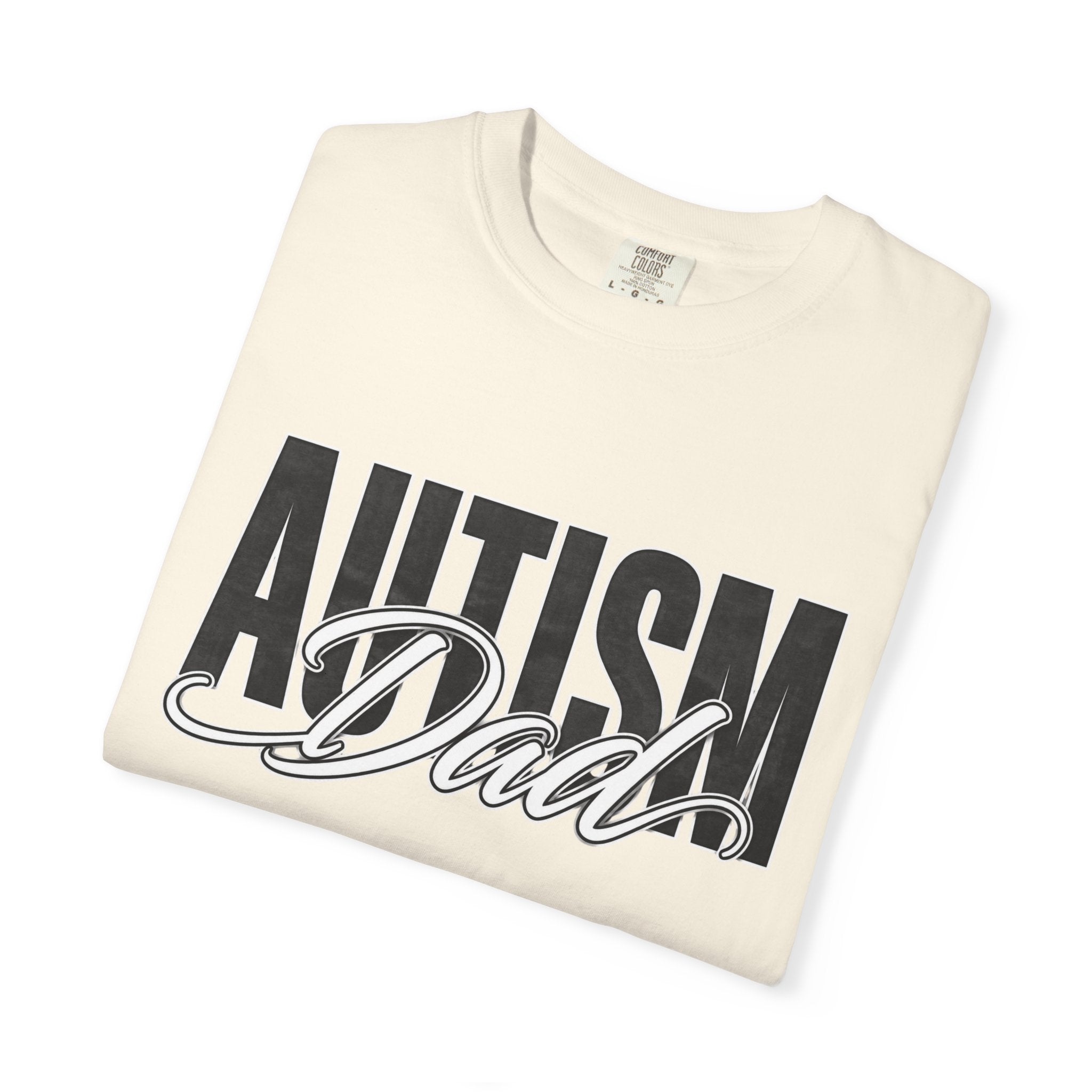 Autism Dad Shirt Autism Dad T Shirt Proud Autism Father Rainbow Block Letter Tee Autism Awareness Autism Acceptance Gift for Dad