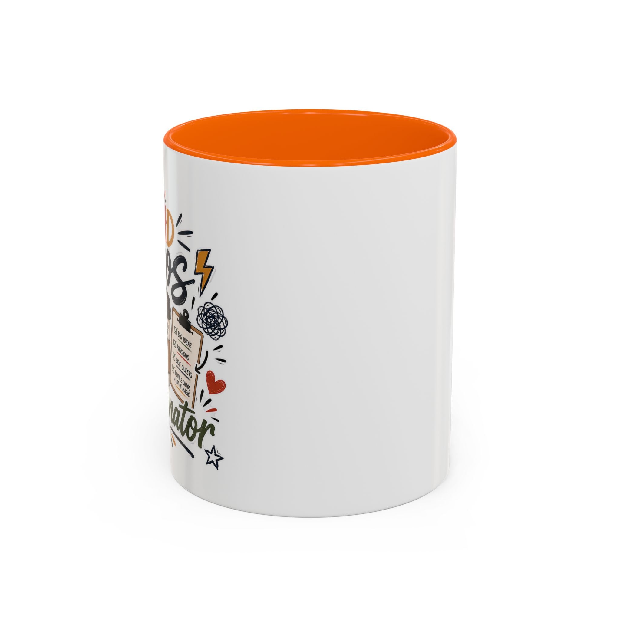 ADHD Chaos Coordinator Mug | Funny ADHD Coffee Mug | Mental Health Awareness Cup | Ceramic Coffee Mug for Moms, Teachers & ADHD Lovers
