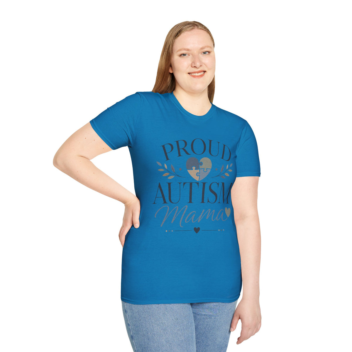 Proud Autism Mama T-Shirt | Puzzle Heart Awareness Tee | Special Needs