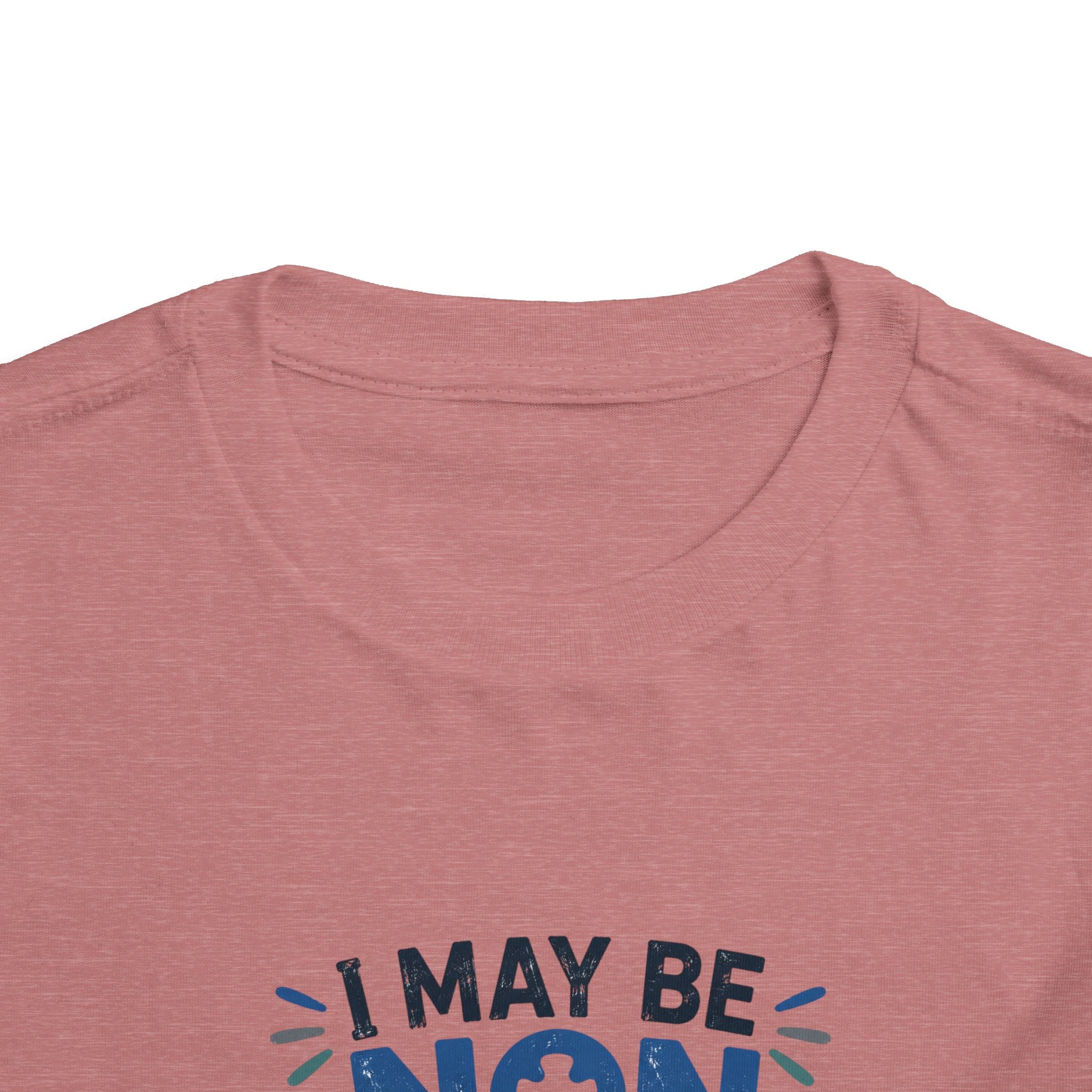 I May Be Nonverbal But My Mom's Not toddler tee | Autism Awareness shirt