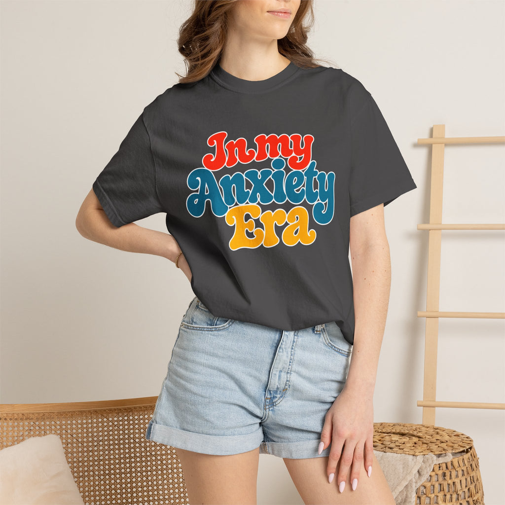 I Am In My Anxiety Era Shirt Anxiety Awareness T Shirt Mental Health Tee Cute Pastel Graphic Shirt Self Care Gift Unisex Apparel