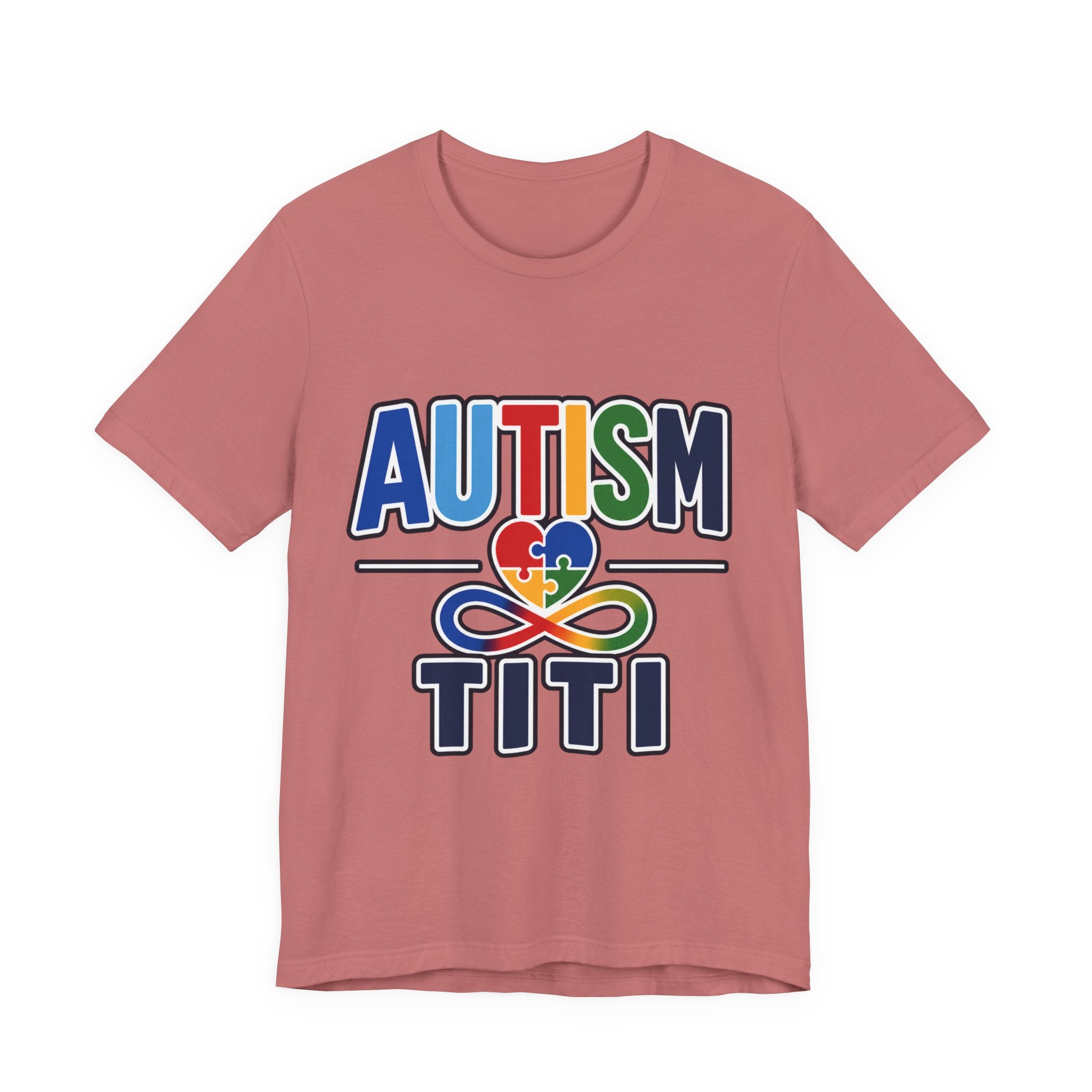 Autism Titi Shirt | Proud Autism Aunt T-Shirt | Spanish Tía Puzzle Heart Infinity Design | Autism Awareness & Acceptance Gift