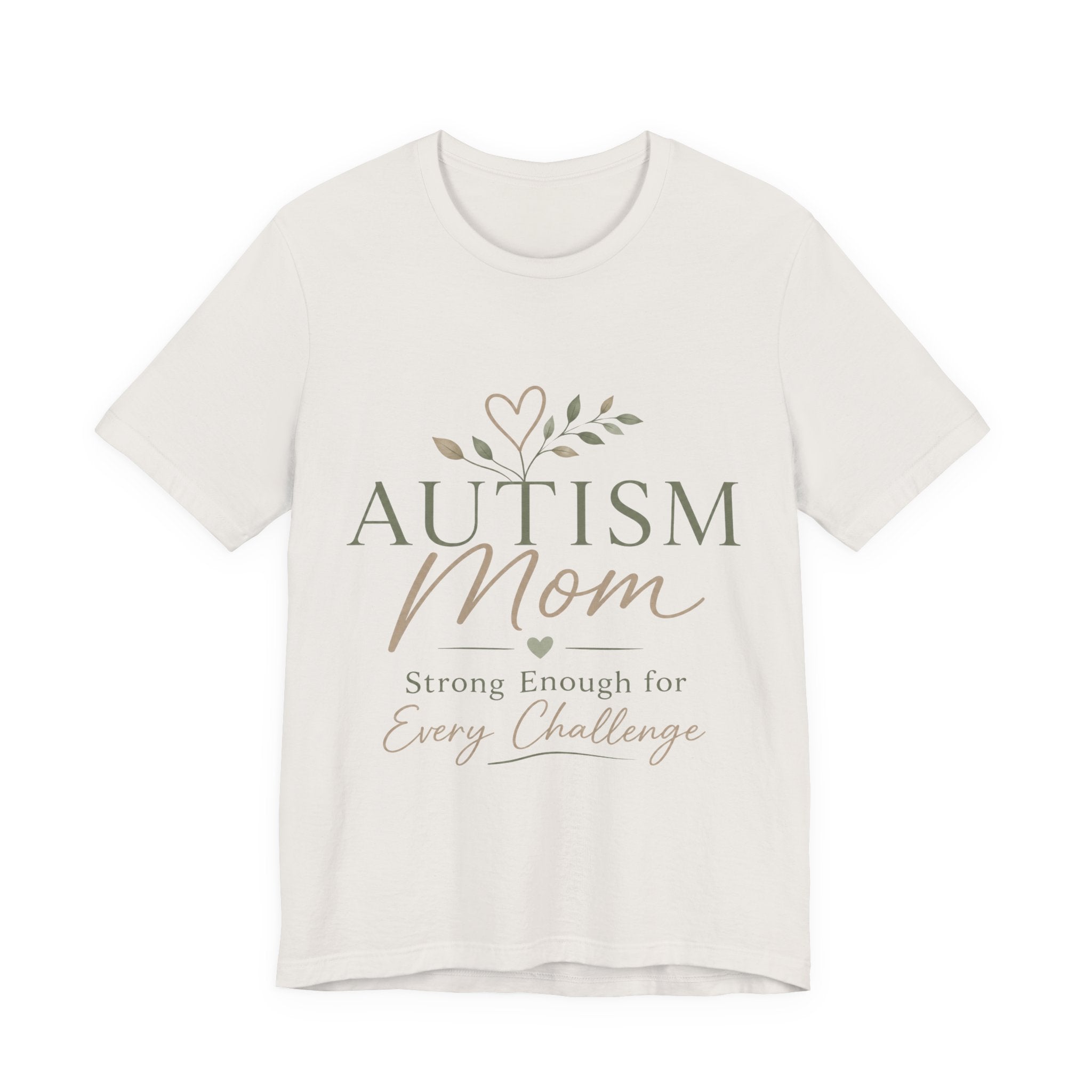 Autism Mom Shirt | Strong Enough for Every Challenge | Autism Acceptance Tee | Special Needs Mom Gift | Neurodiversity Shirt