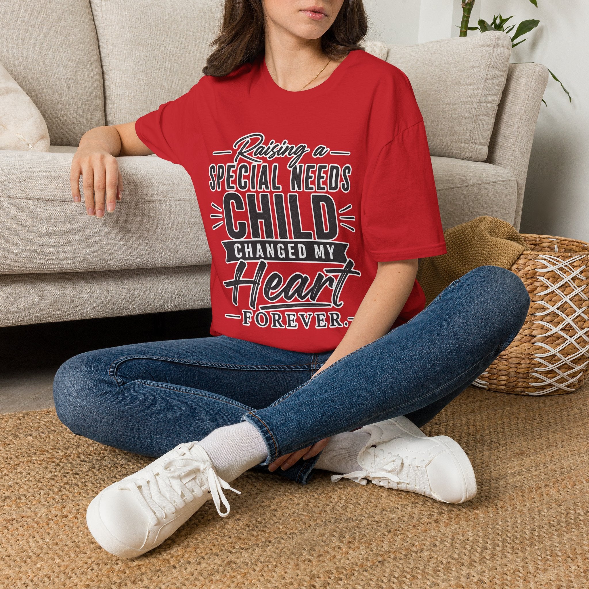 Raising a Special Needs Child T-Shirt — Supportive Special Needs Parent Awareness Tee