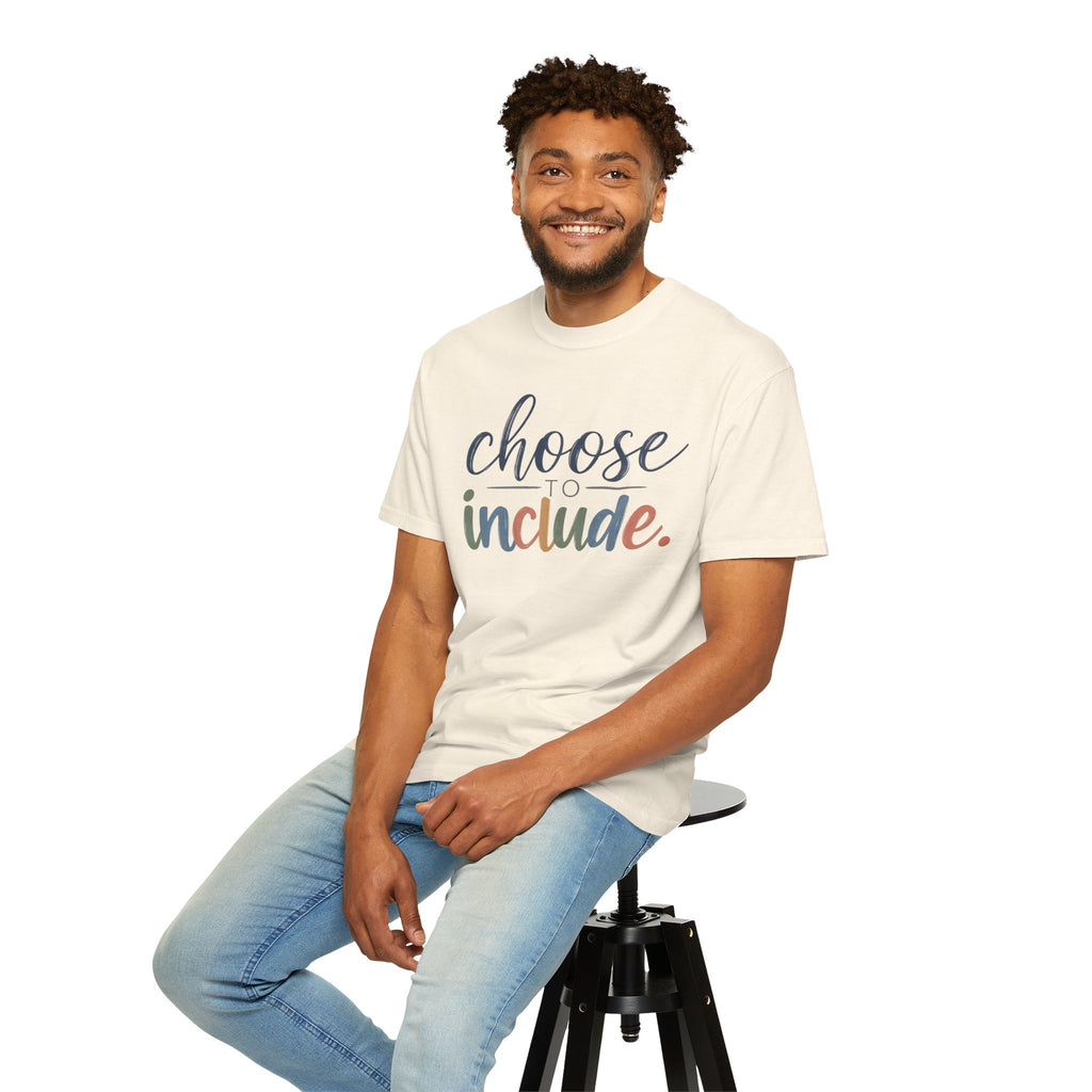 Choose To Include Shirt, Inclusion Pride Typography Tee, Autism Acceptance T-Shirt, Special Education Teacher Gift, Diversity Apparel