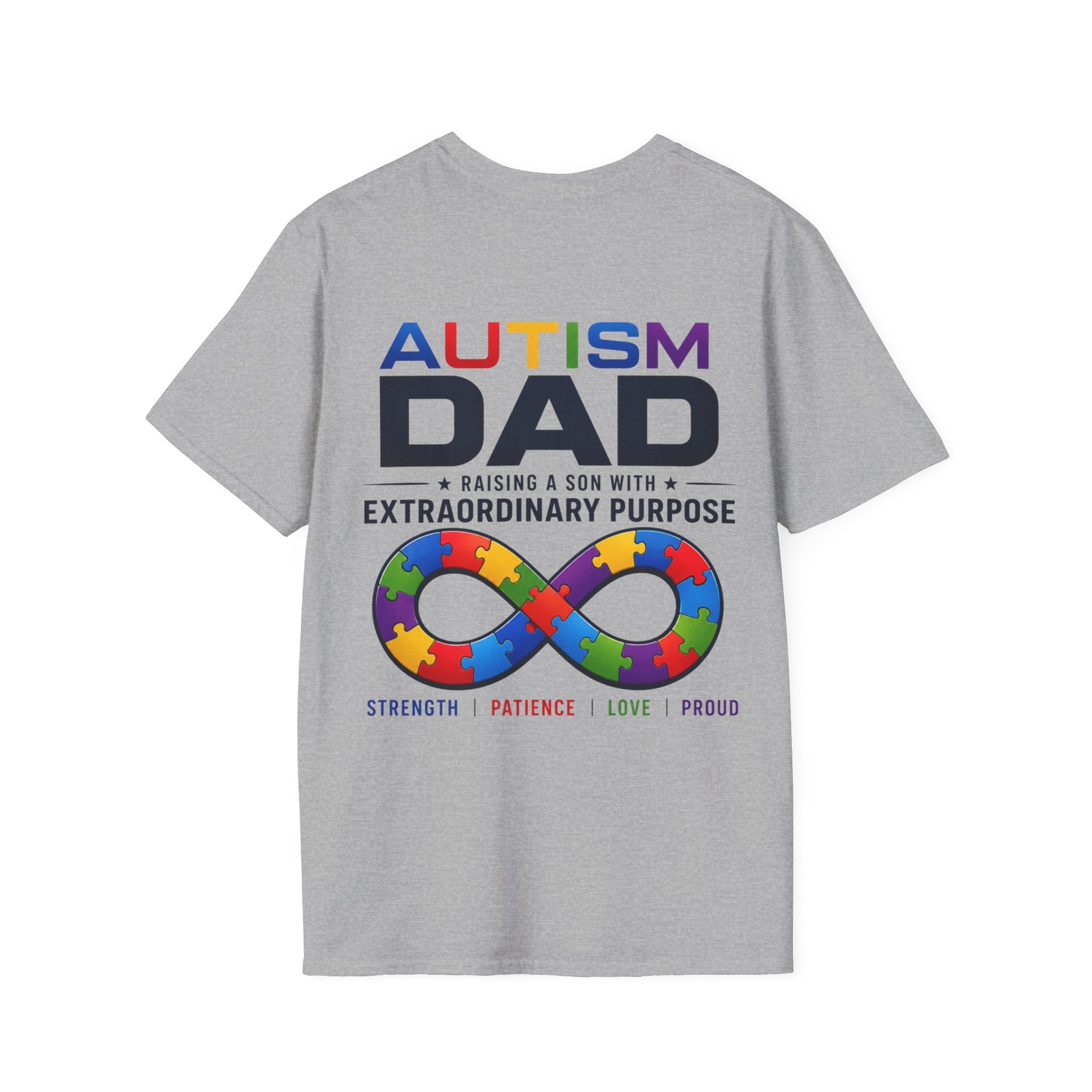 Autism Dad Shirt, Proud Dad Raising an Autistic Son Tee, Autism Acceptance T-Shirt, Special Needs Dad Gift, Autism Parent Shirt, Inclusion Apparel
