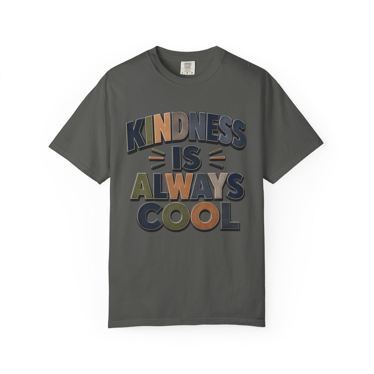 Kindness Is Always Cool T-Shirt | Retro Bold Lettering, Positive Message