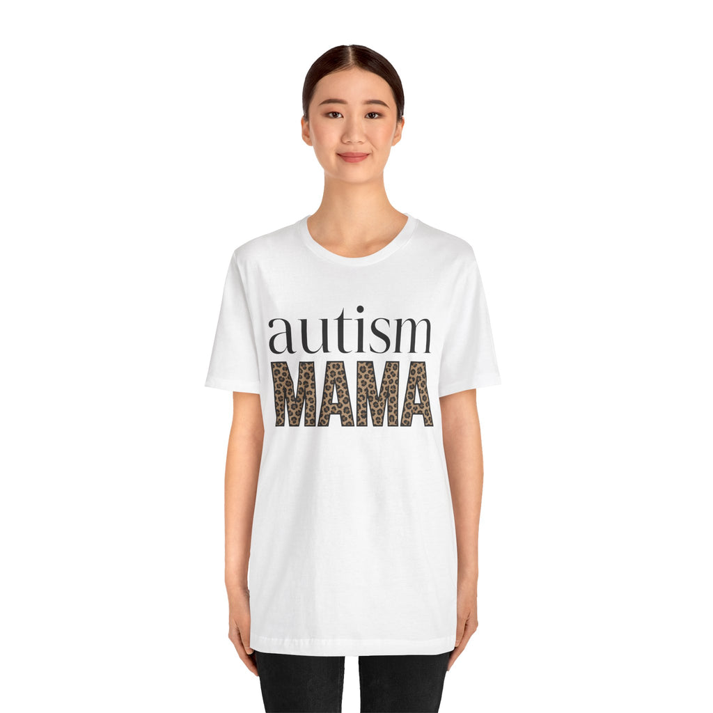 Autism MAMA Leopard Print Tee | Autism Awareness Shirt