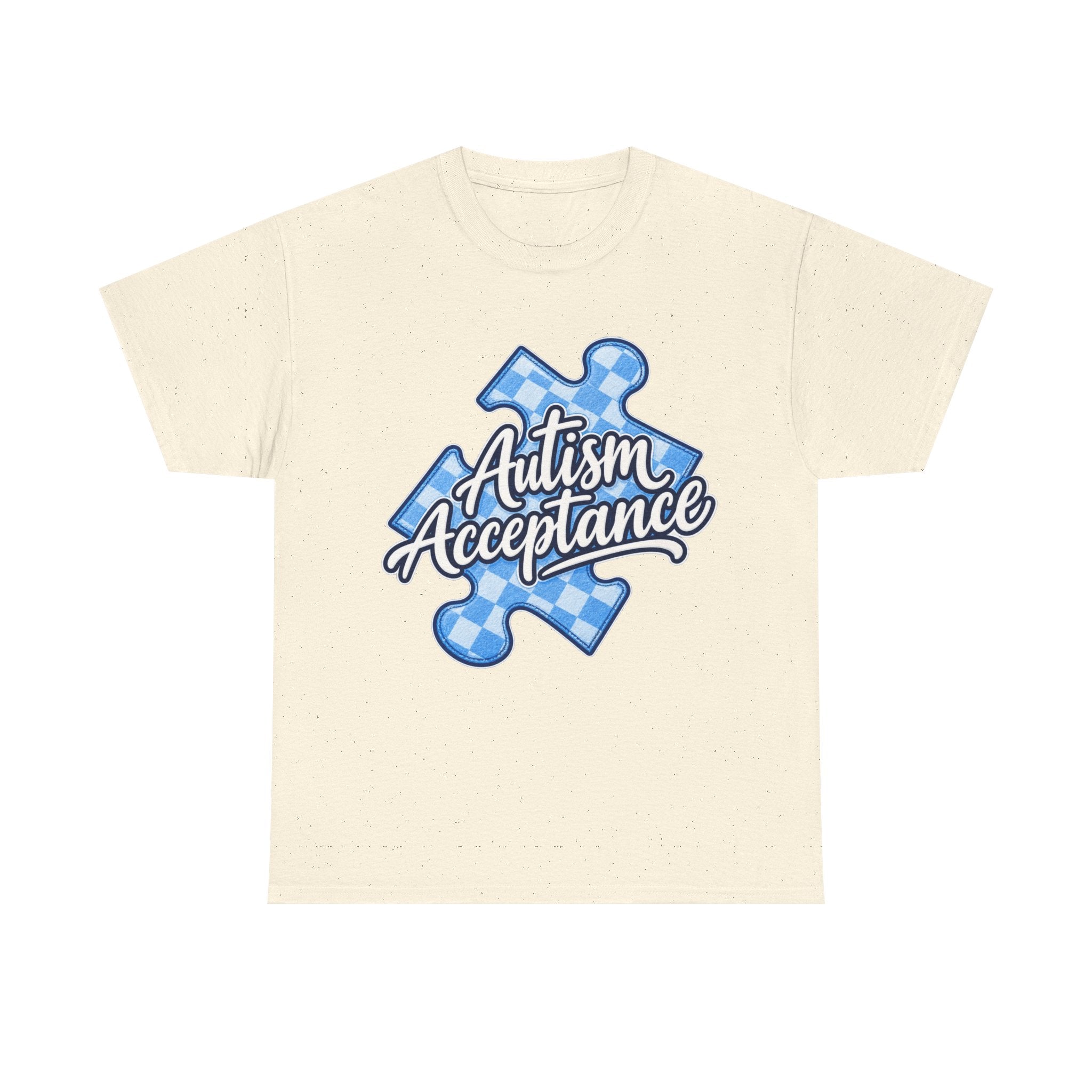 Autism Acceptance Puzzle Piece T-Shirt, Awareness Support Tee, Autism Advocate Shirt, Neurodiversity Gift, Autism Family Apparel