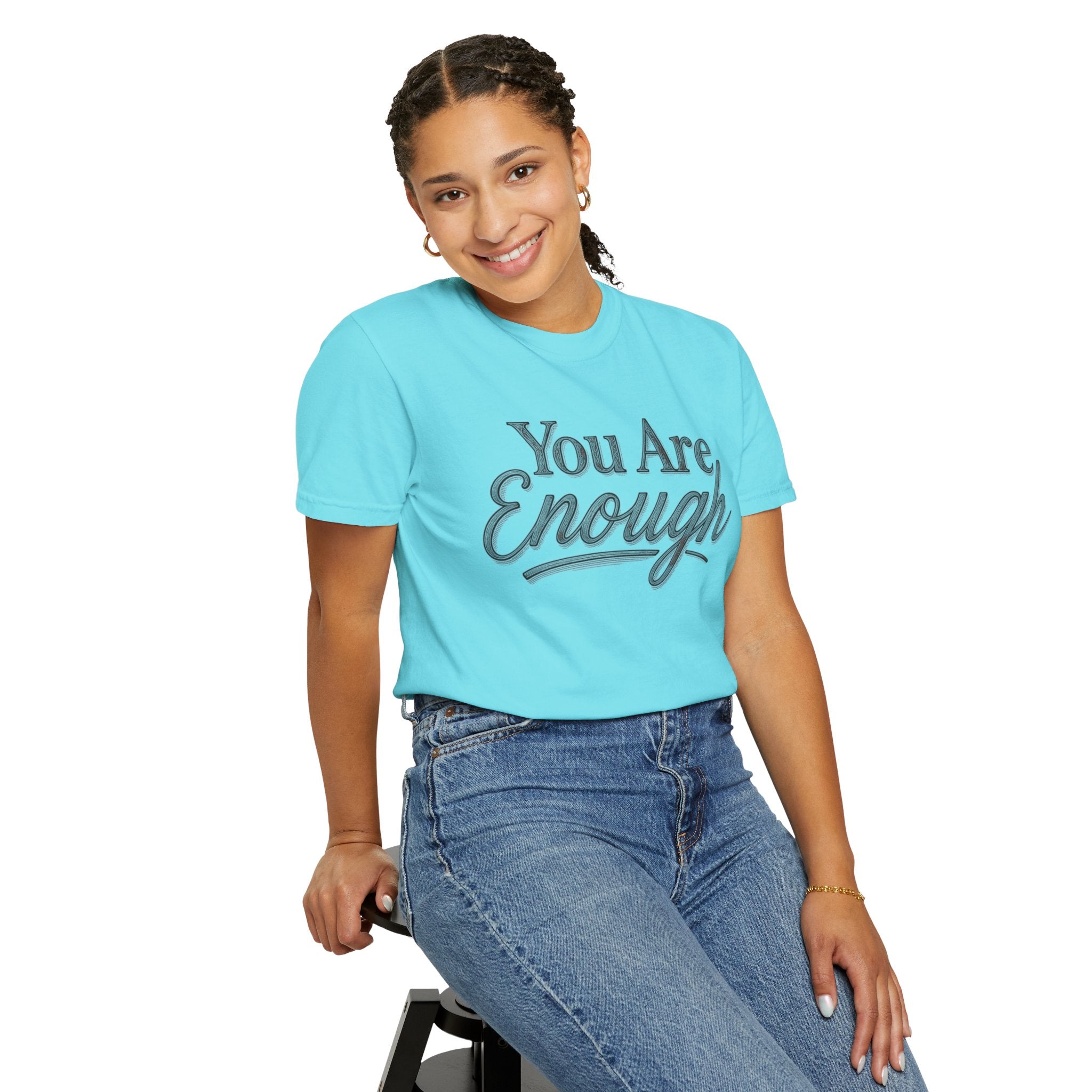 You Are Enough Shirt Inspirational T Shirt Positive Affirmation Tee Mental Health Awareness Shirt Self Love Gift Motivational Apparel