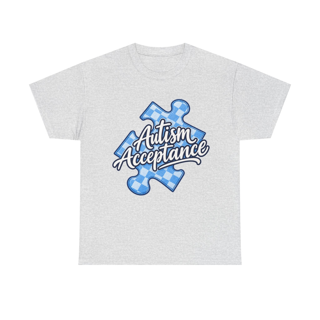 Autism Acceptance Puzzle Piece T-Shirt, Awareness Support Tee, Autism Advocate Shirt, Neurodiversity Gift, Autism Family Apparel
