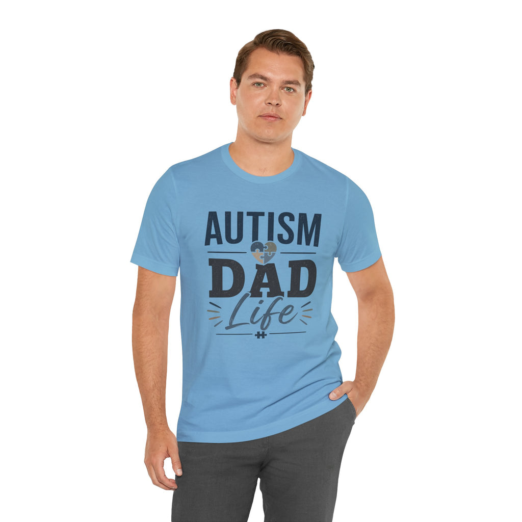Autism Dad Life Shirt Autism Dad T Shirt Proud Autism Father Gift Autism Awareness Shirt Special Needs Dad Tee Puzzle Heart Design